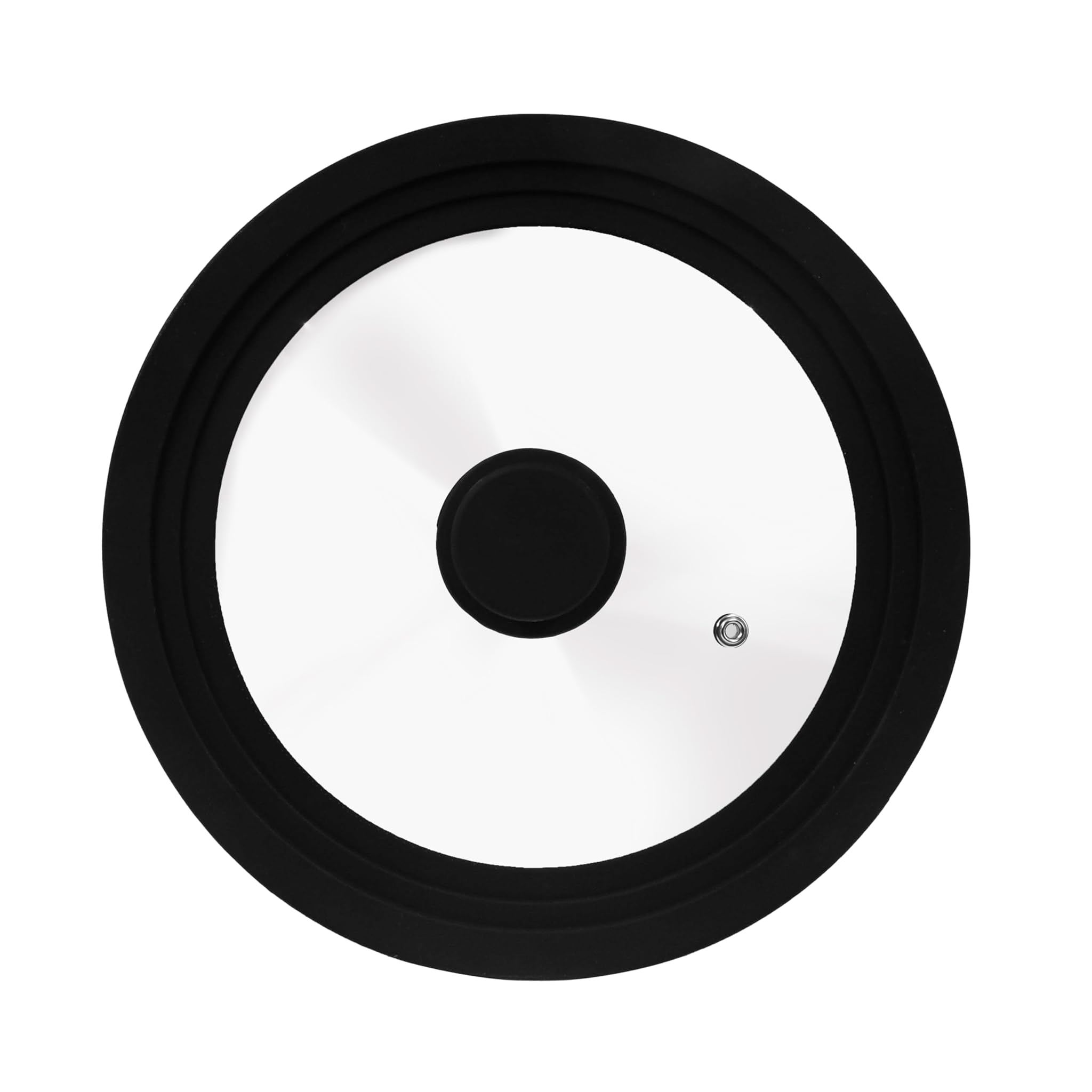 Zanetti Coperchio Universale in Vetro con Bordo Silicone