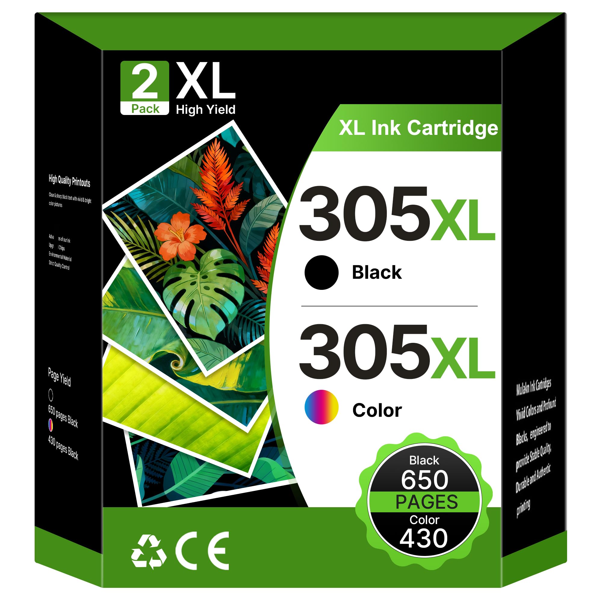 Cartucce HP 305 XL Nero e Colore (2-Pack)