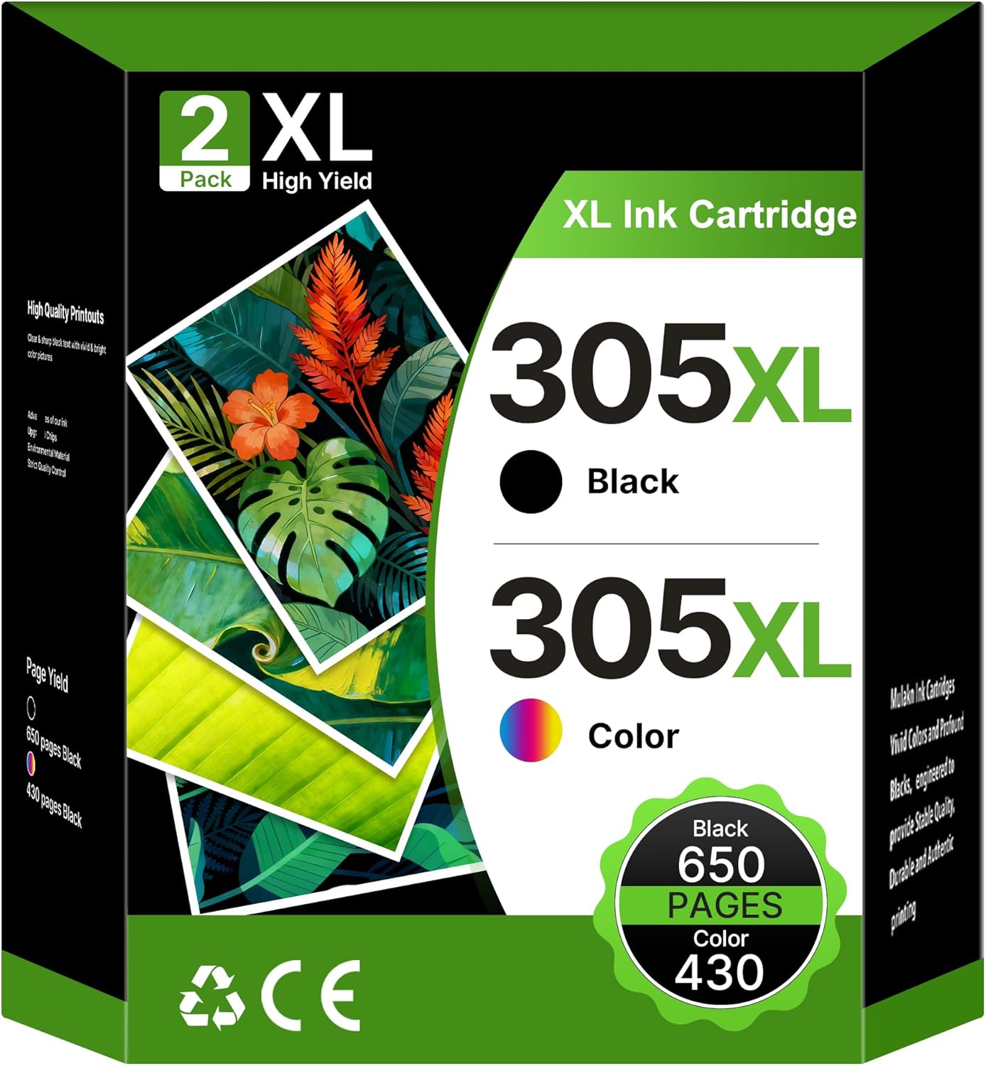 Cartucce HP 305 XL Nero e Colore (2-Pack) - immagine 1