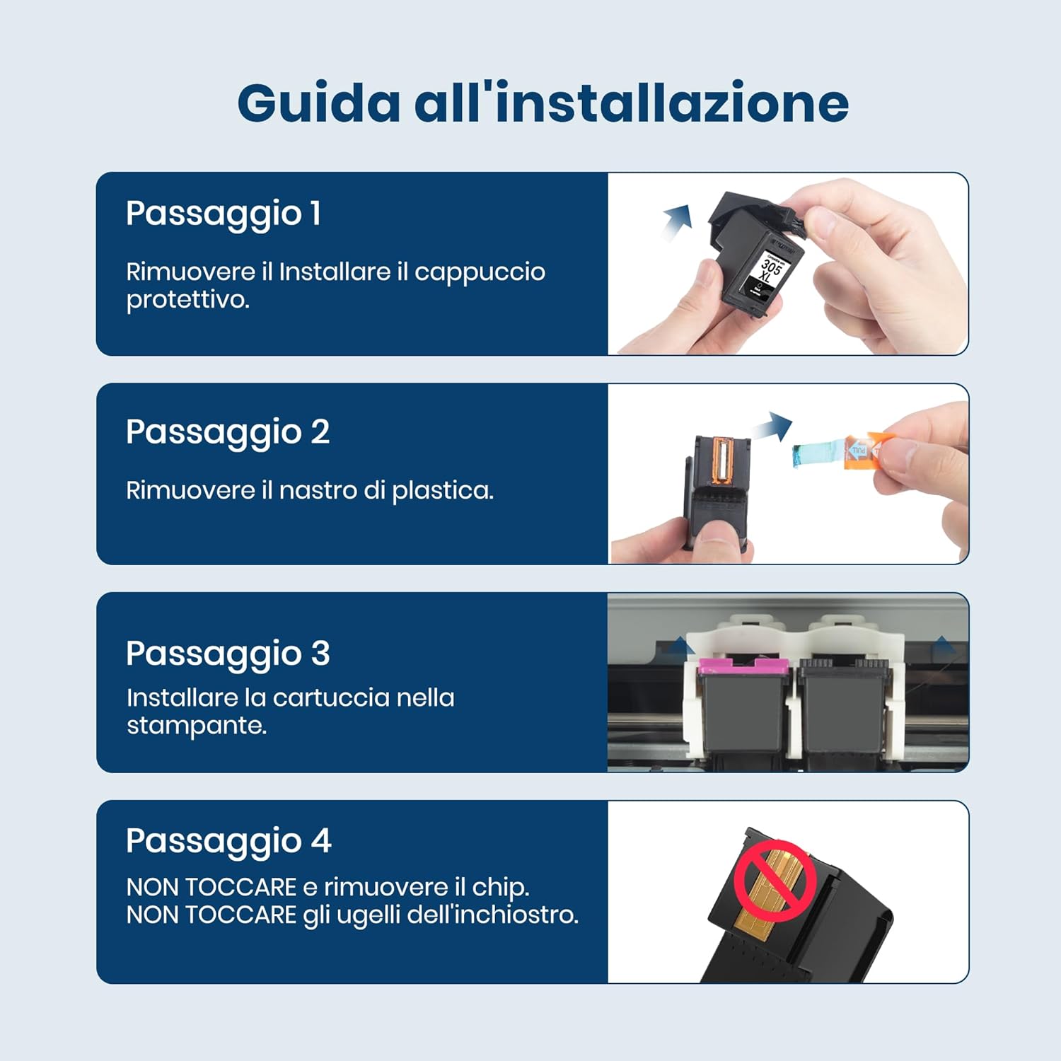 Cartucce HP 305 XL Nero e Colore (2-Pack) - immagine 4