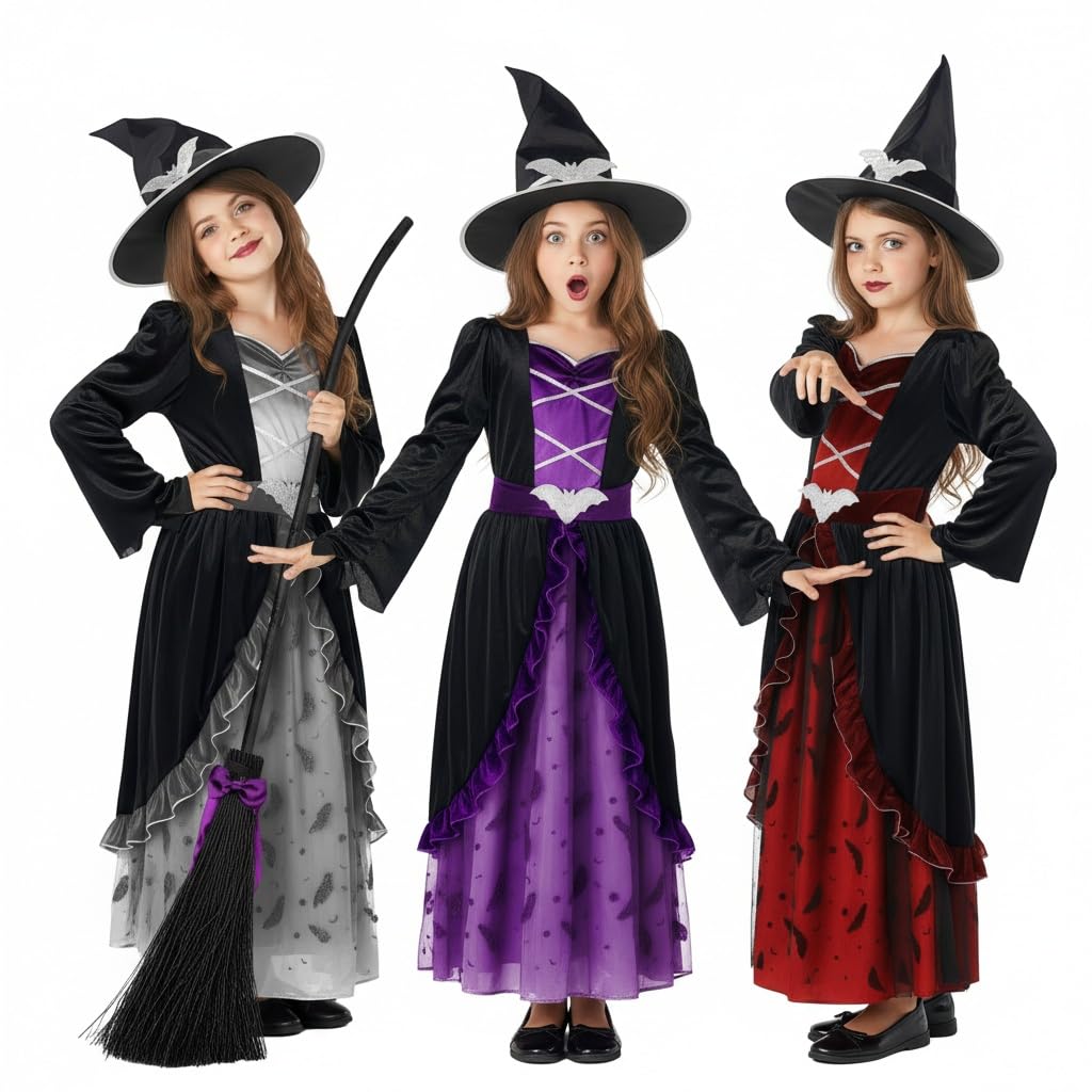 Morph Costume Strega Bambina - Vestito Halloween