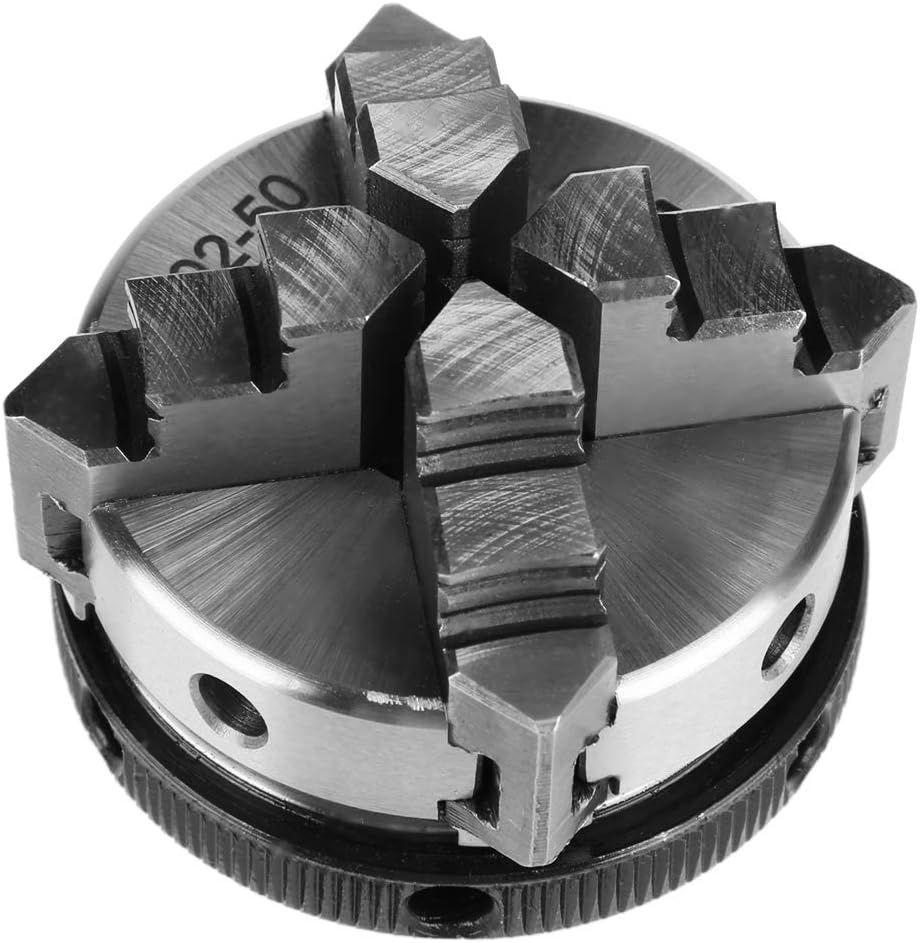 Mandrino K02-50 Autocentrante 4 Griffe Reversibile M14 - immagine 3