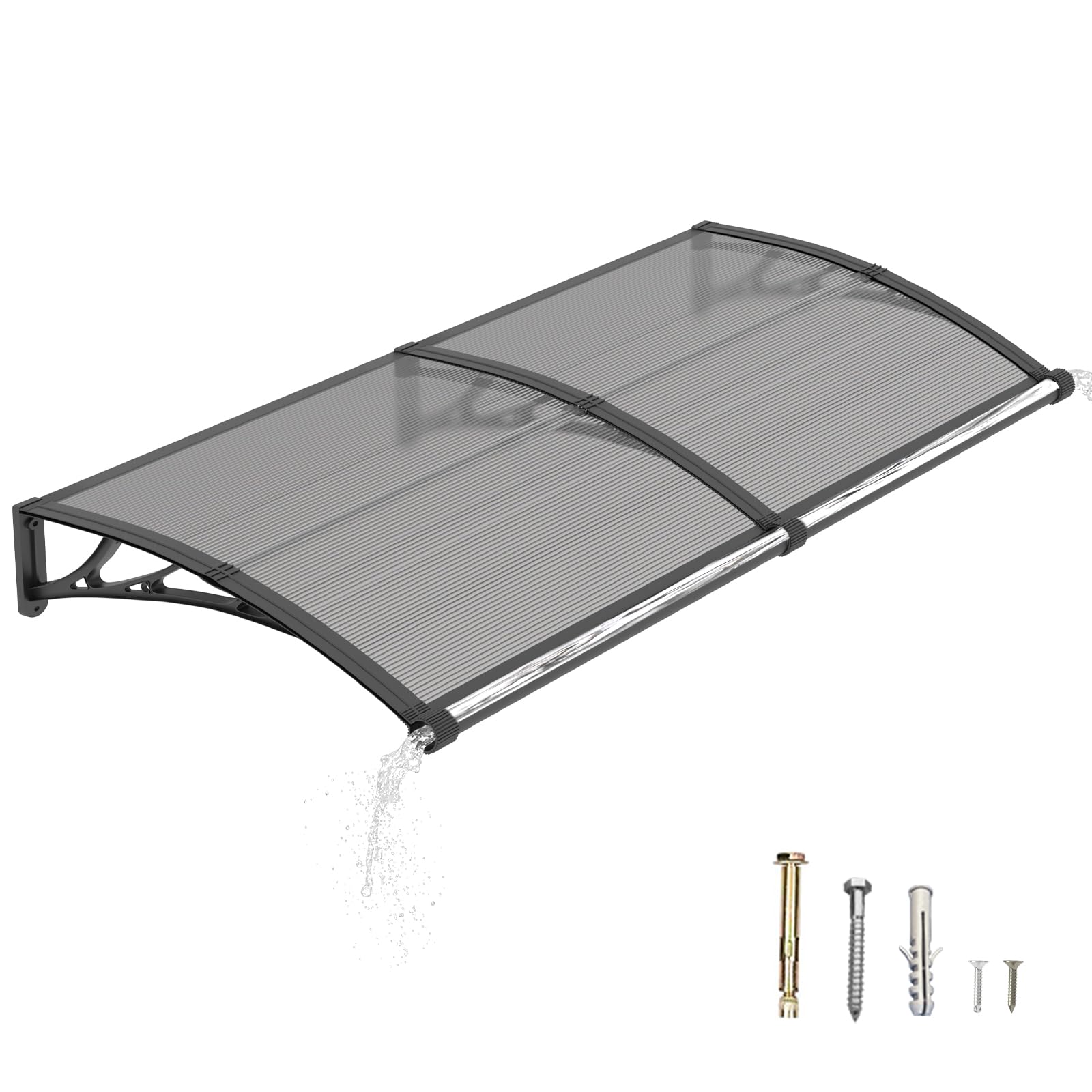 Pensilina da Esterno 80x150 cm in Policarbonato