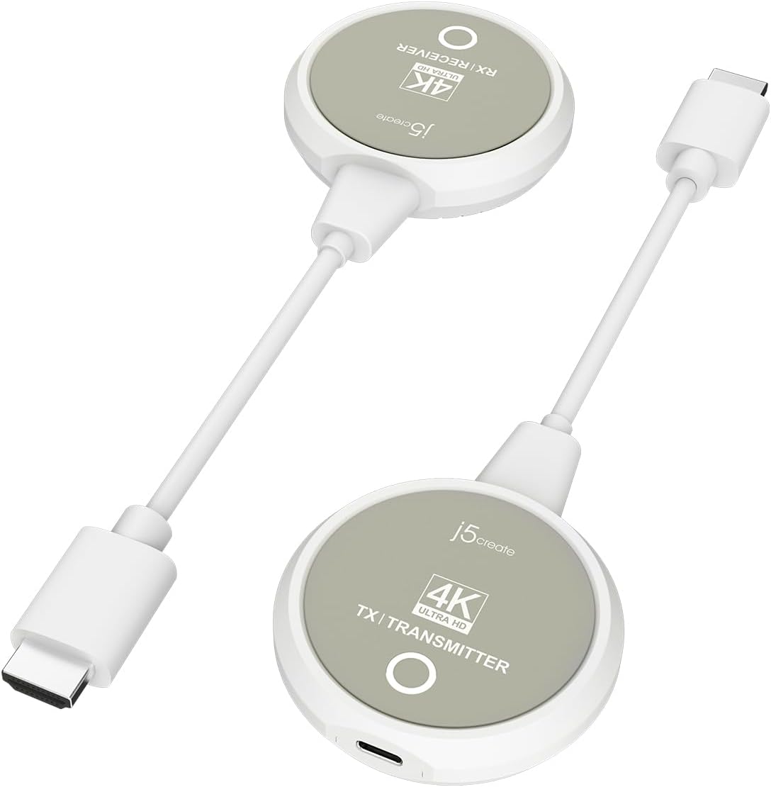 j5create ScreenCast 4K - Trasmettitore e Ricevitore HDMI Wireless - immagine 1