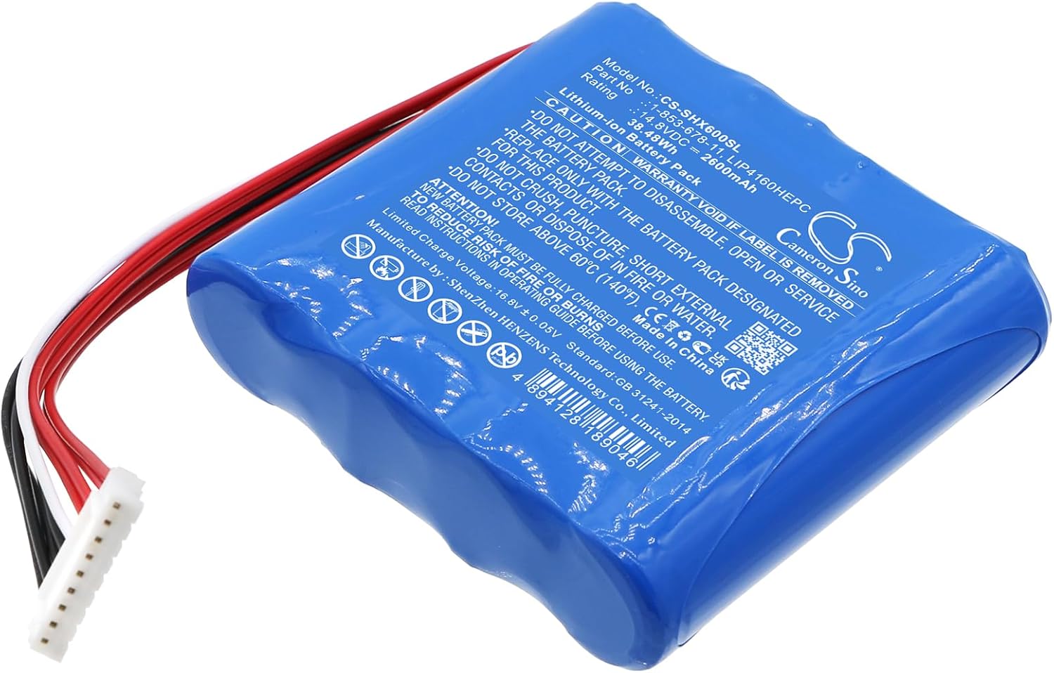 Techtek Batteria Compatibile per Sony GTK-XB60 - immagine 2