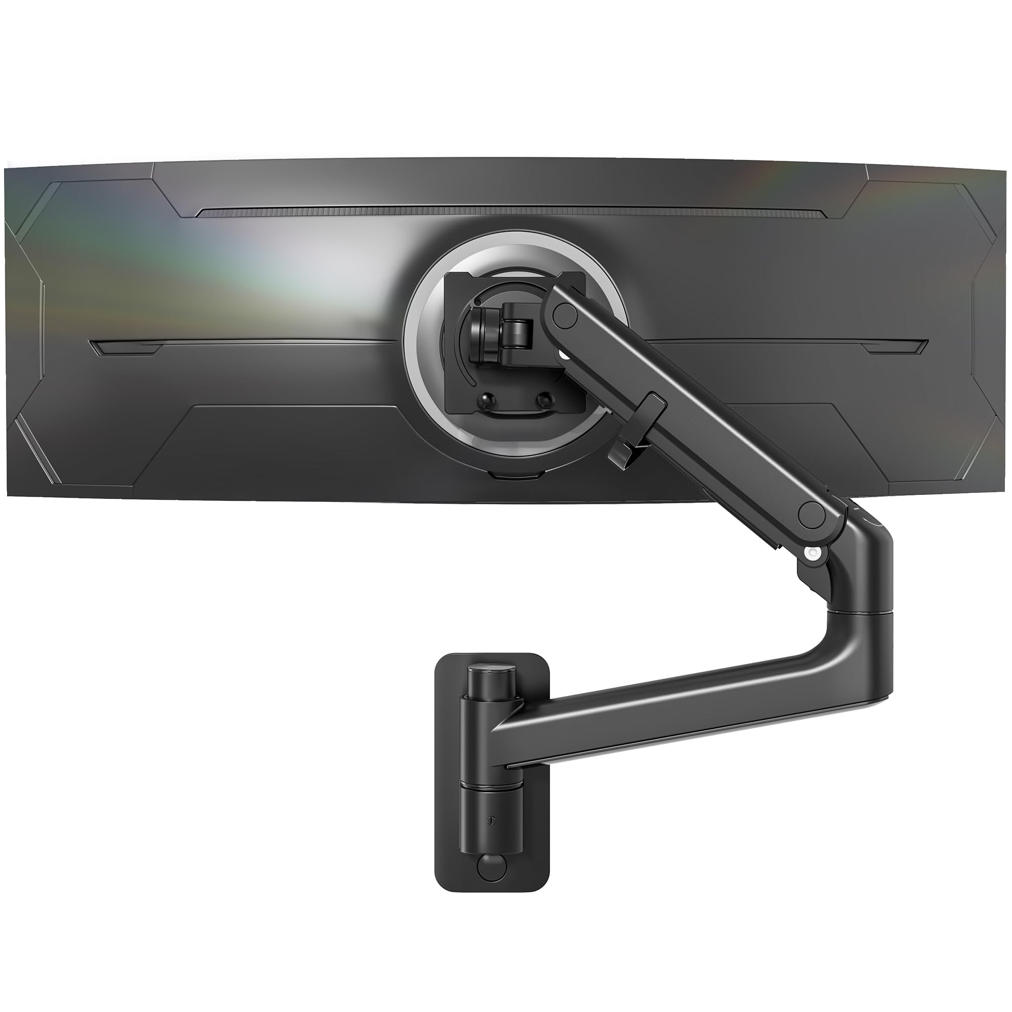 monTEK Supporto da parete per monitor, nero