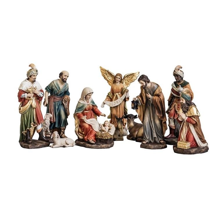 DRW Mistero Nascita Classico 10 Pezzi, 23 cm Altezza