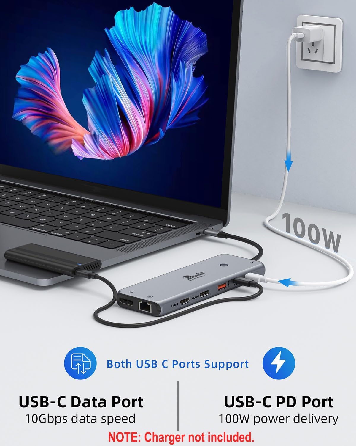 Docking Station USB-C Triple Display 13 in 1 10G - immagine 5
