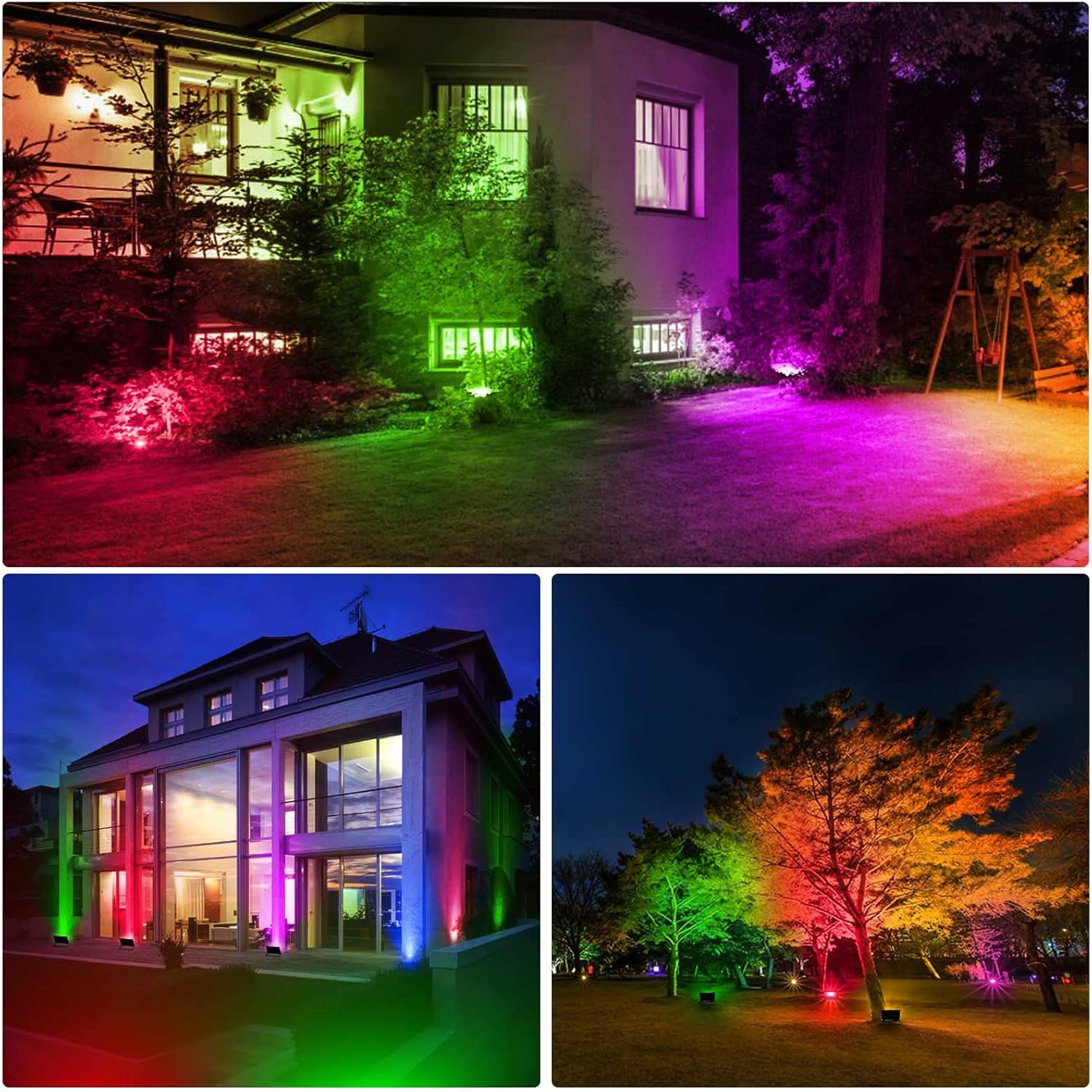 Ilc Faretto Esterno LED 30W RGBW IP66 (2 pz) - immagine 2