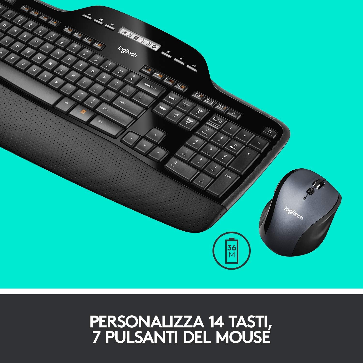 Logitech MK710 Kit Mouse e Tastiera Wireless - immagine 5