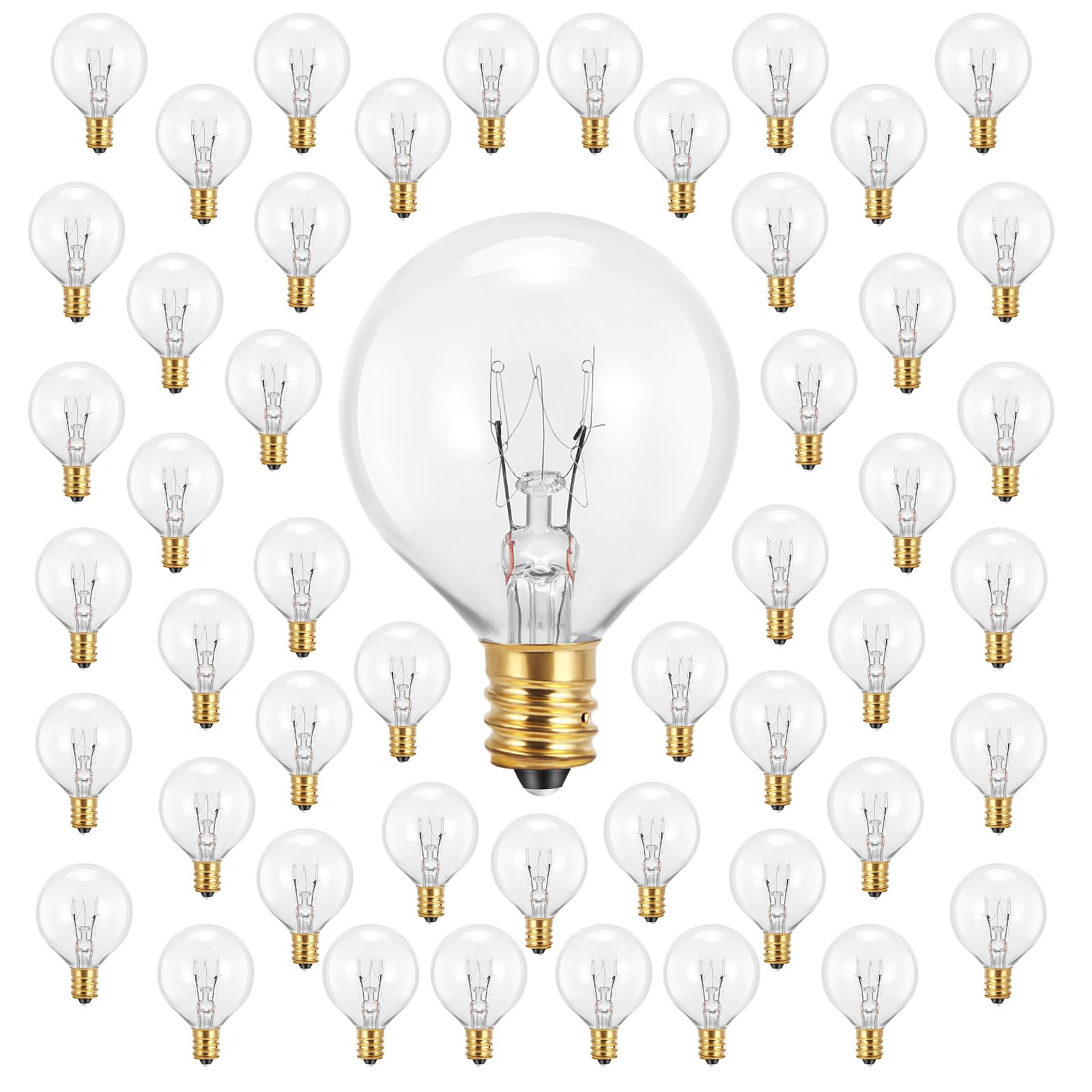 Lampadine Ricambio G40 LED Luce Calda, 7 Watt