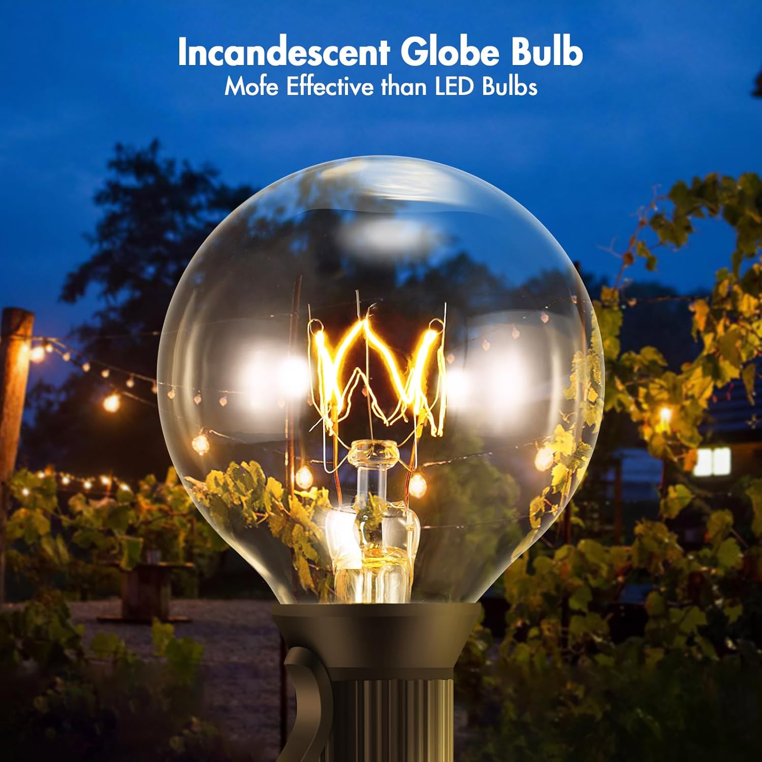 Lampadine Ricambio G40 LED Luce Calda, 7 Watt - immagine 3