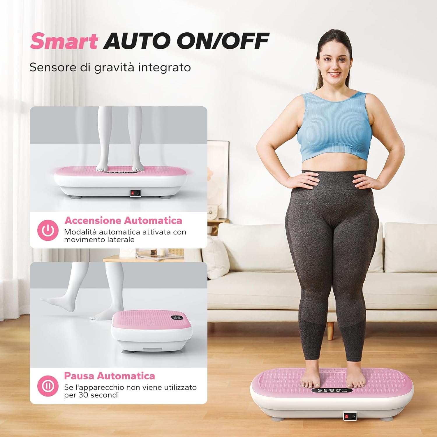 Merach Pedana Vibrante Dimagrante Potente - immagine 3