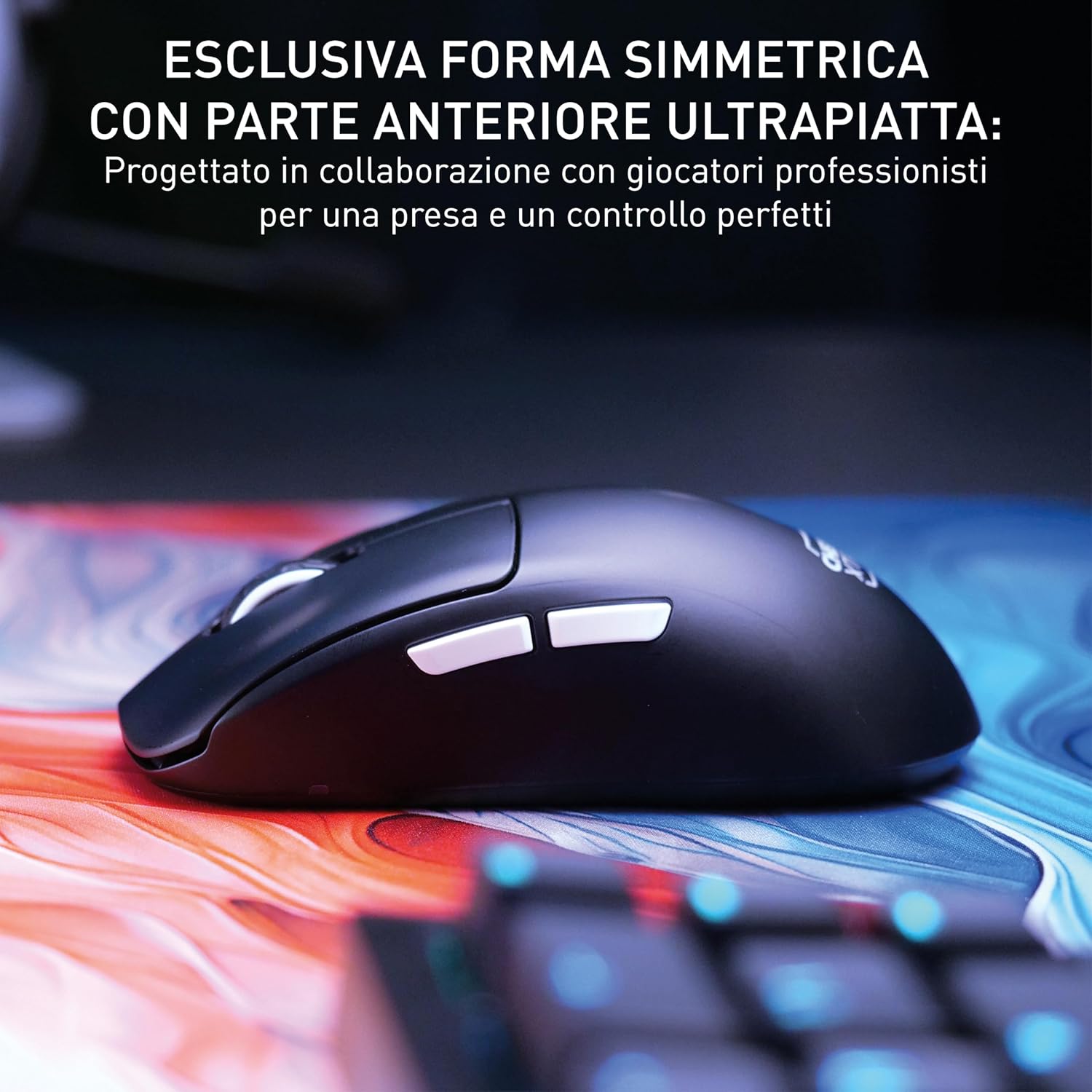 Cherry Xtrfy M68 Pro Wireless - Mouse Gaming 8K, Nero - immagine 3