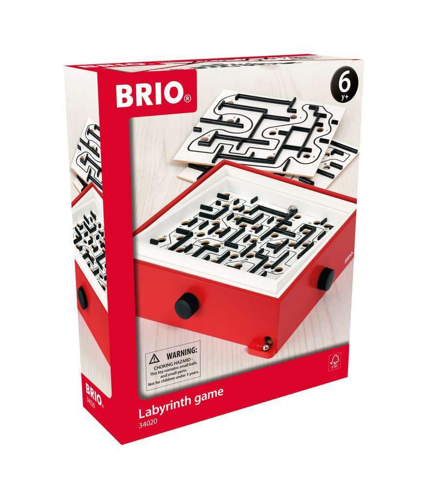 BRIO - Gioco del Labirinto e Basi, Rosso, 34020