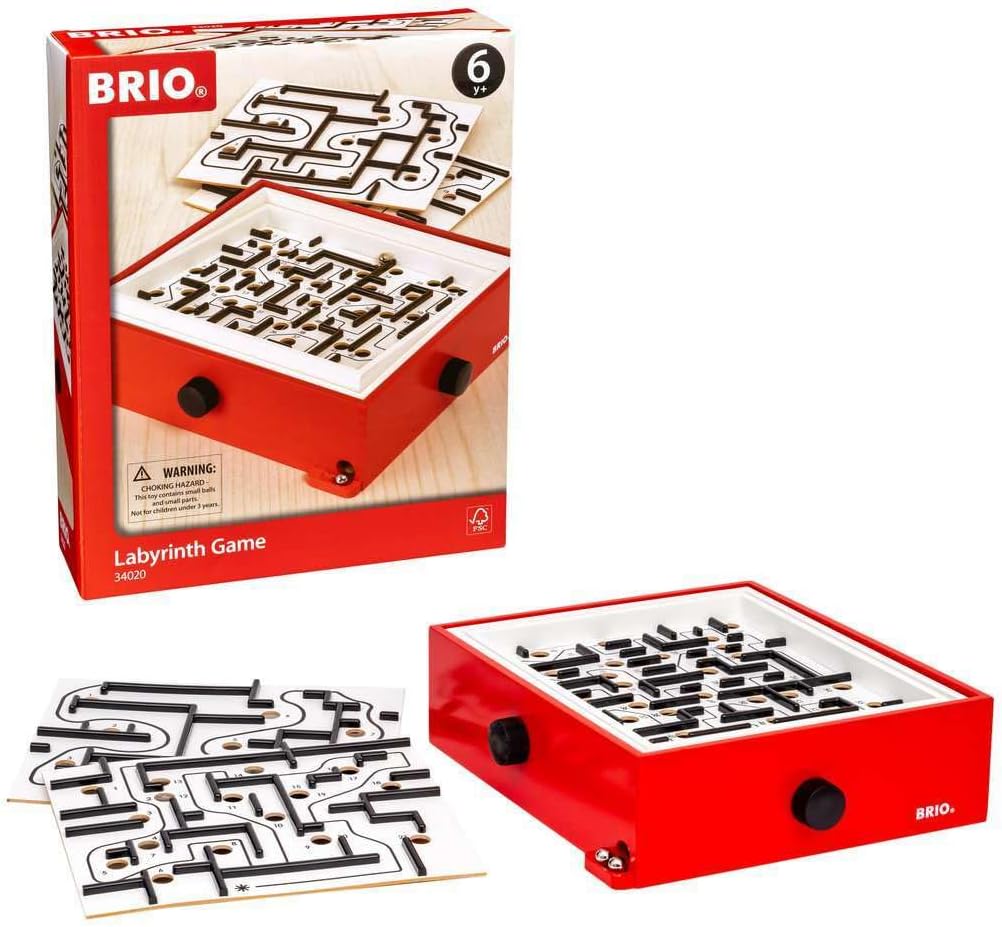 BRIO - Gioco del Labirinto e Basi, Rosso, 34020 - immagine 2