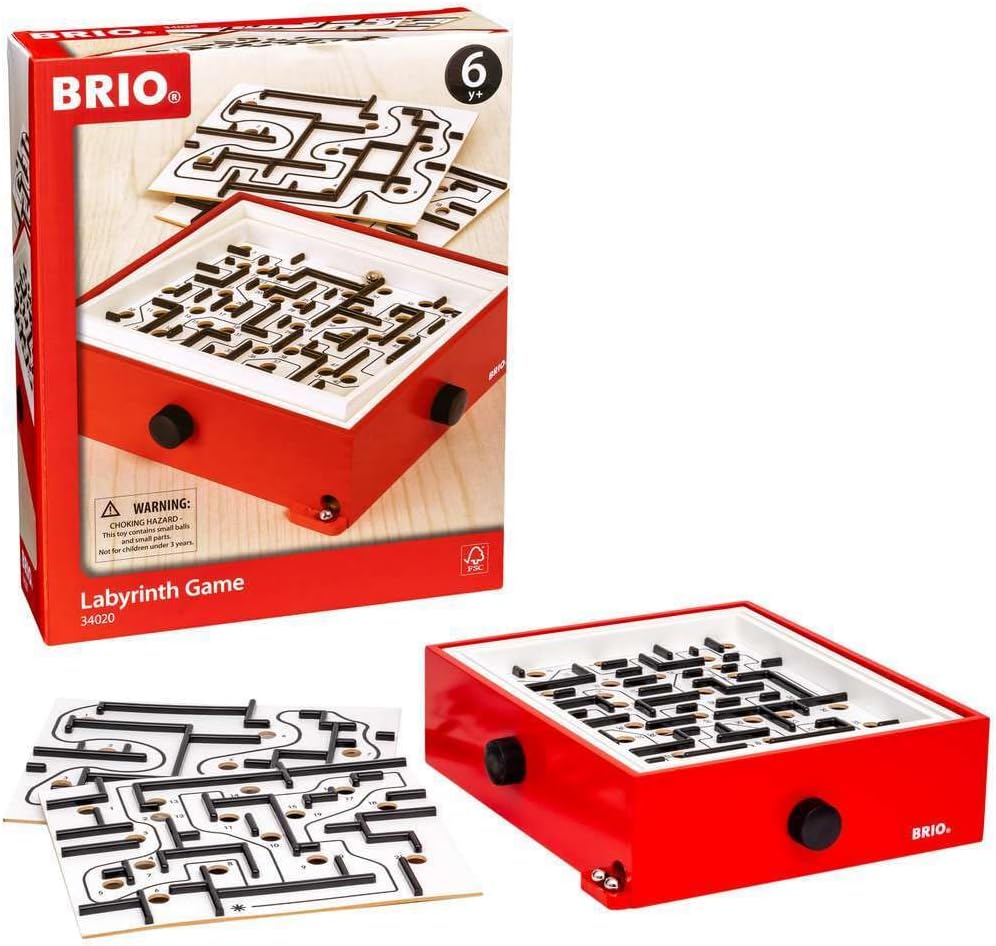 BRIO - Gioco del Labirinto e Basi, Rosso, 34020 - immagine 4