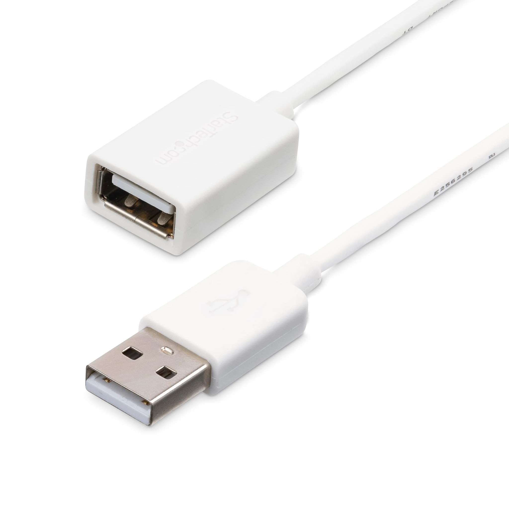 StarTech 1m USB 2.0 Extension USB Male to Female Cable Cord - White