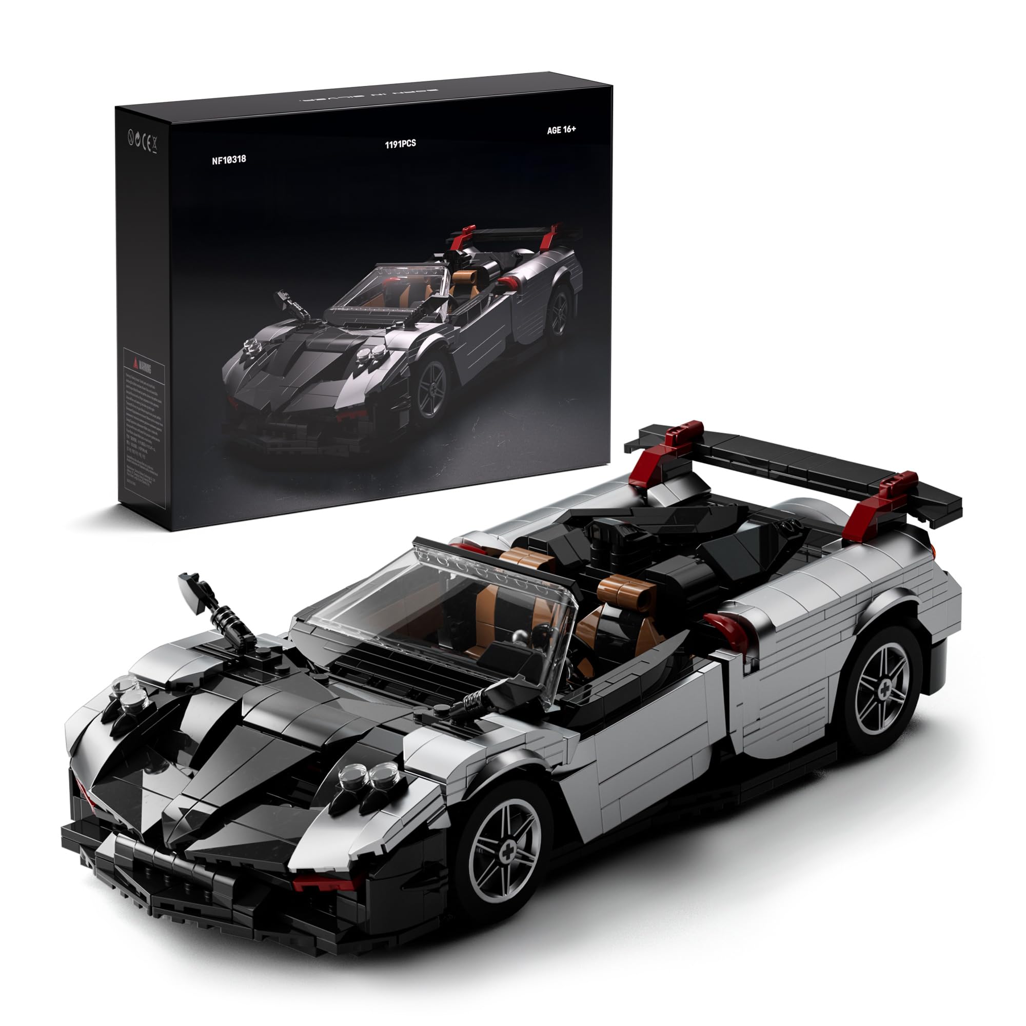 Nifeliz NF10318 - Set Costruzione Auto Sportiva 1:14
