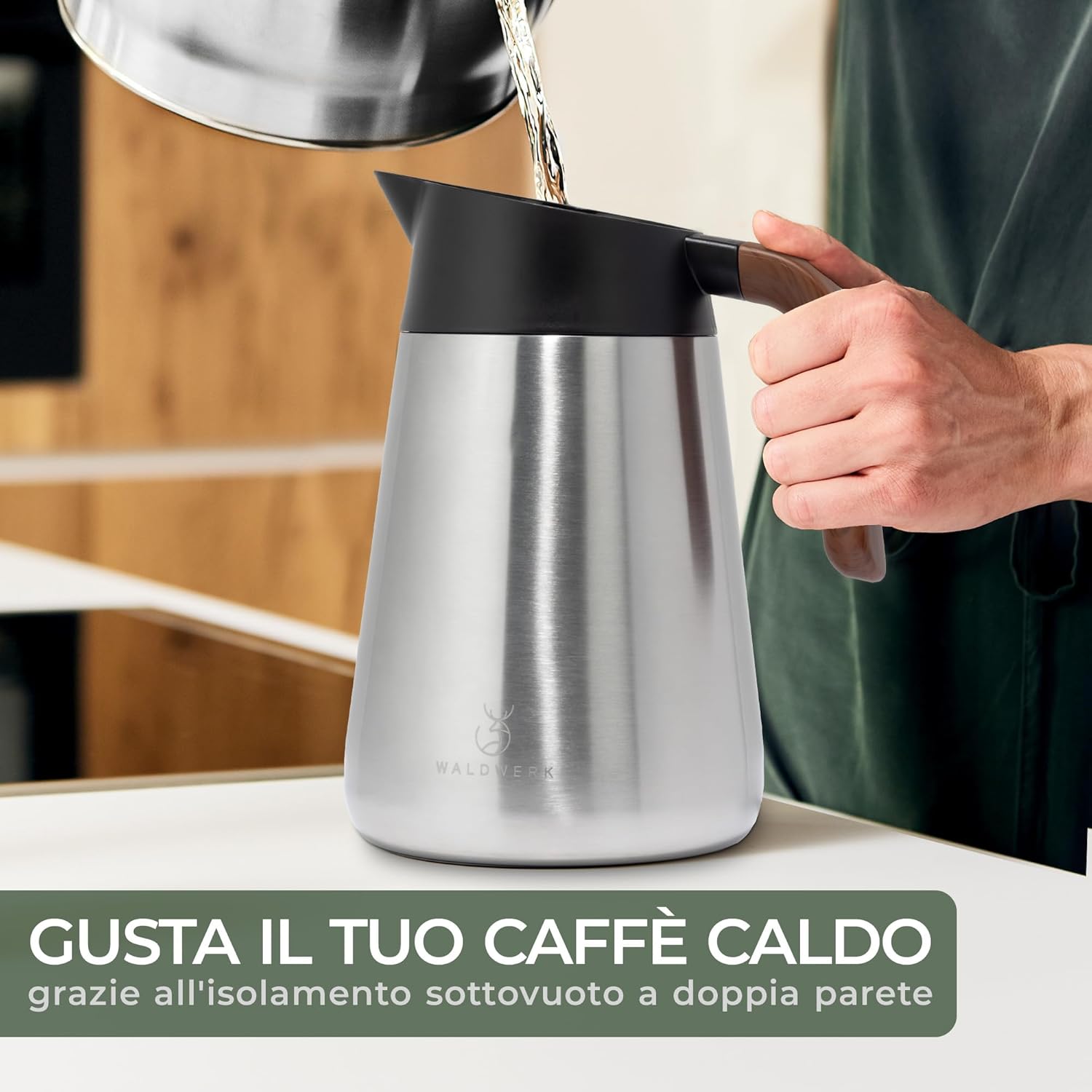 Waldwerk Caraffa Termica 1.5L in Acciaio Inox - immagine 3