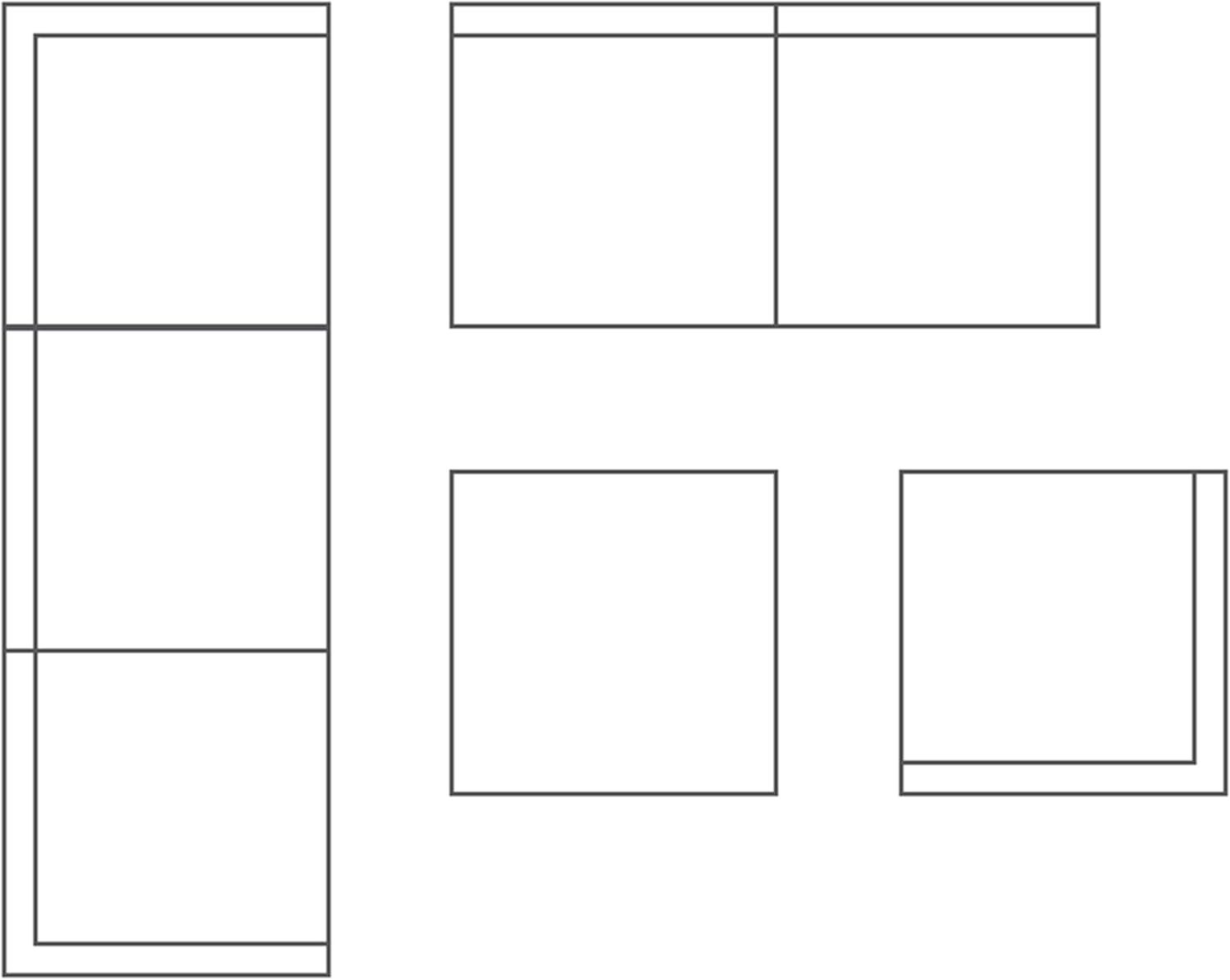 King Collection Outdoor T1007393 Tavolo Neptune Quadro