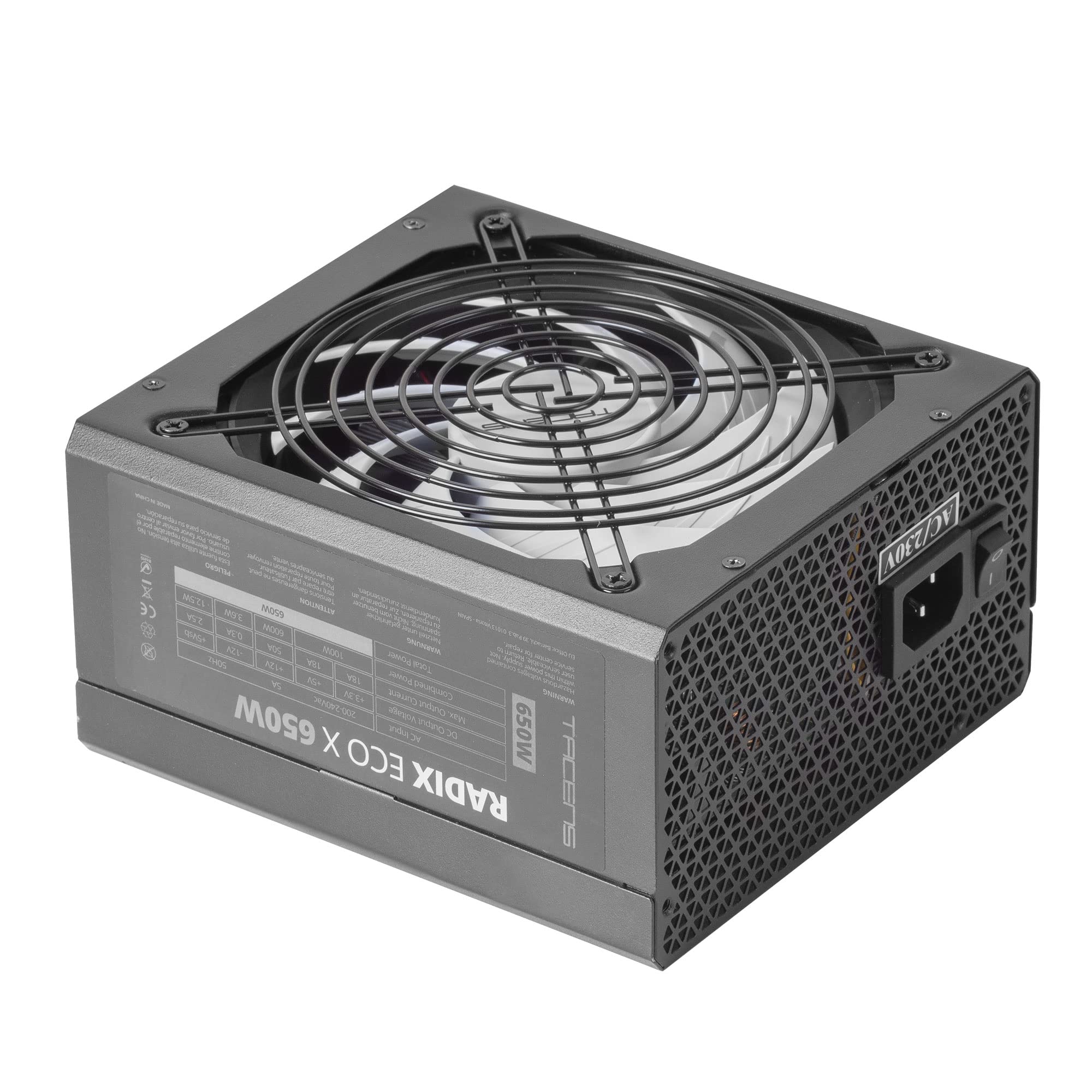Tacens RADIX ECO X 650 - Alimentatore PC ATX 650W