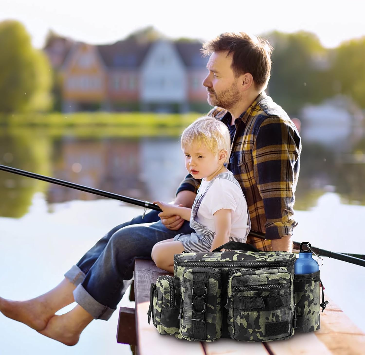 zerotop Borsa da Pesca Impermeabile Oxford - immagine 3