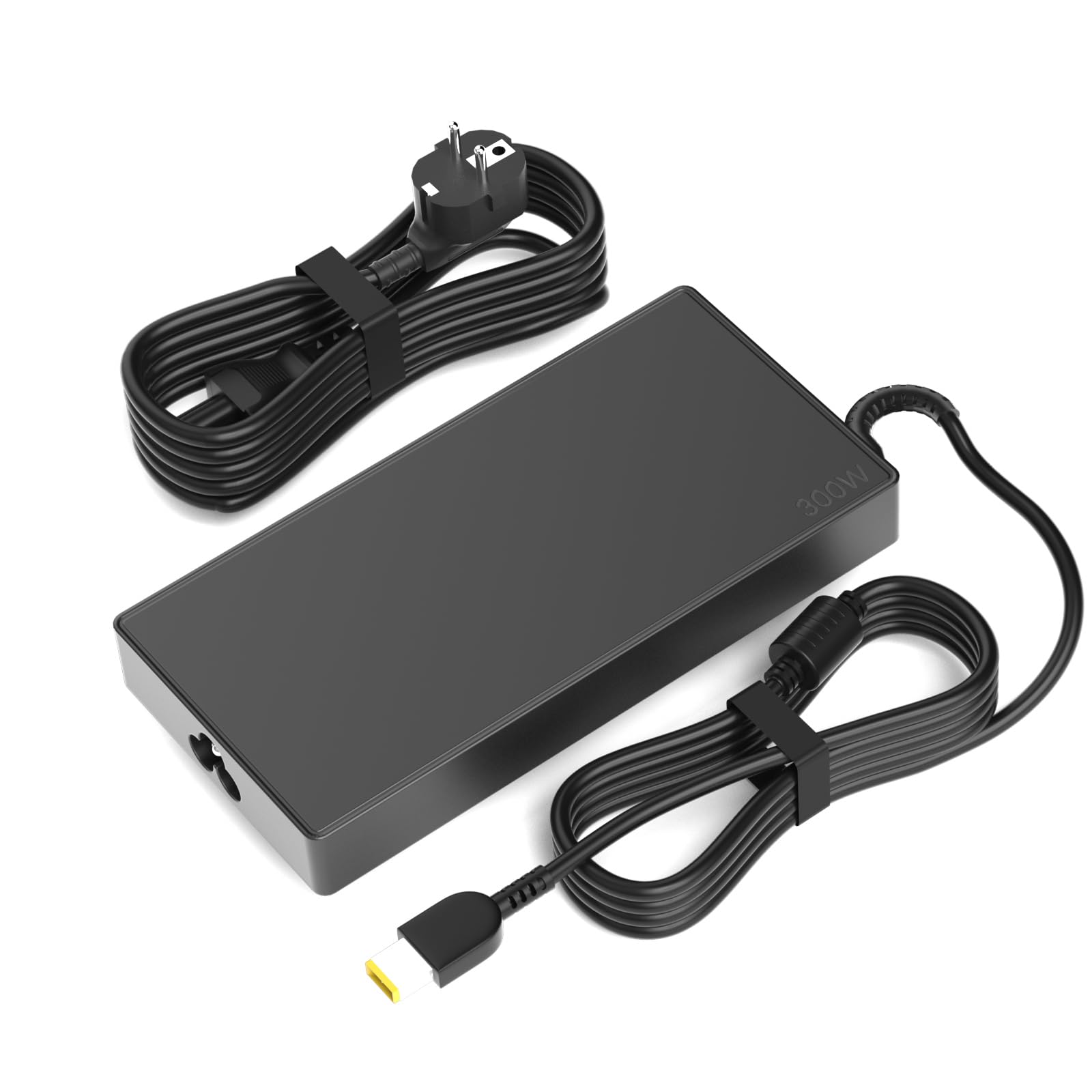 Caricabatterie Lenovo 300W 20V 15A Con Spina Gialla Sottile – Per Legion 5 E Serie Compatibili