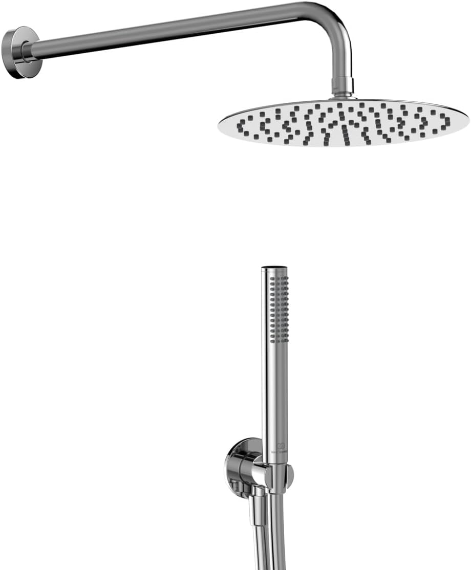 Ideal Standard Idealrain - Kit Doccia Tondo 5 Pezzi, Cromato