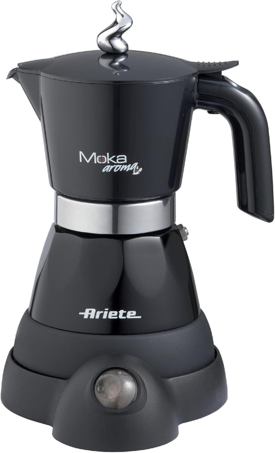 Ariete 1358 Moka Aroma - Moka Elettrica 2/4 Tazze, Nero - immagine 1