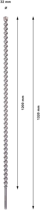BOSCH 2608586795 - Broca SDS-MAX-7: 32 x1200 x1320 - immagine 4