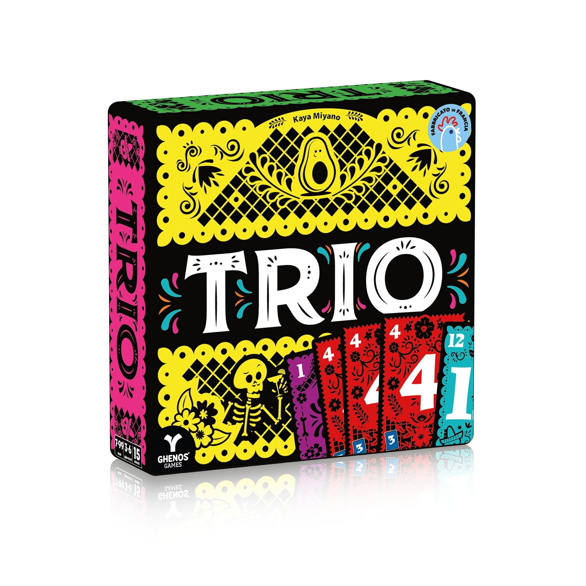 Ghenos Games - Trio - Gioco da Tavolo di Carte