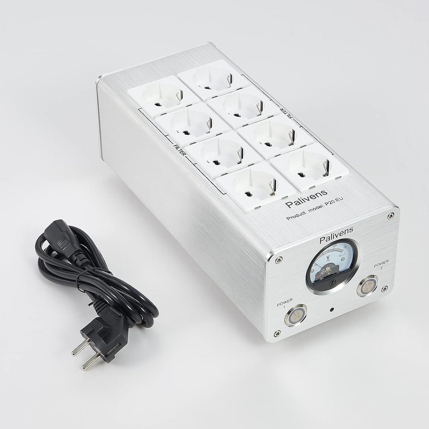 Pailvens Multipla HiFi con Filtro di Rete 8 Prese - immagine 6