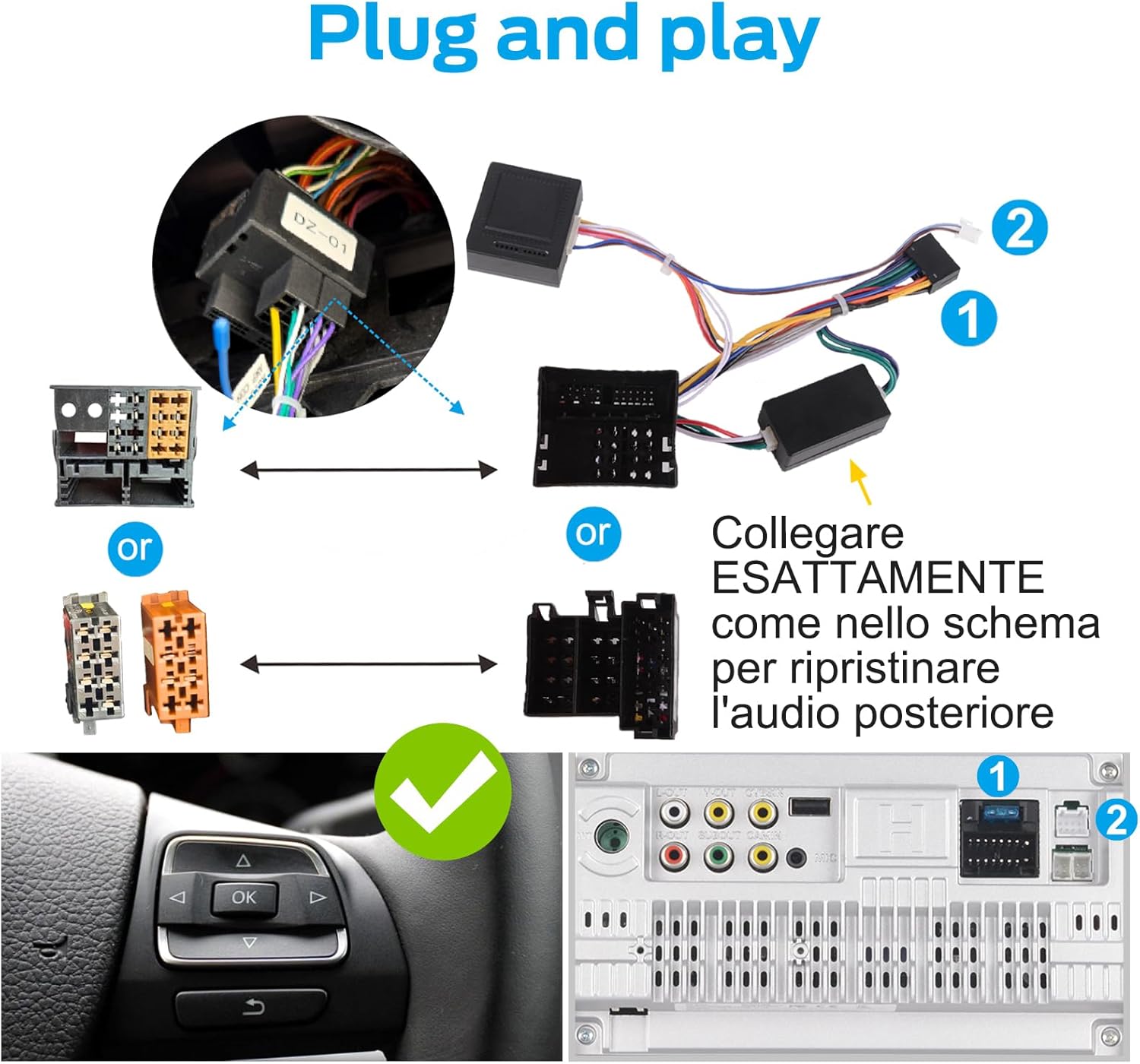 Autoradio Linux per Audi A3 S3 RS3 8P 2003-2012 - immagine 7