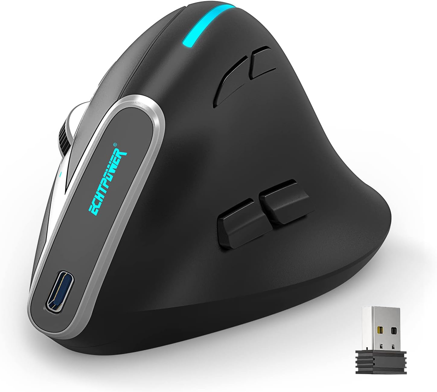 Echtpower Mouse Verticale Ergonomico Tri-Modalità - immagine 1
