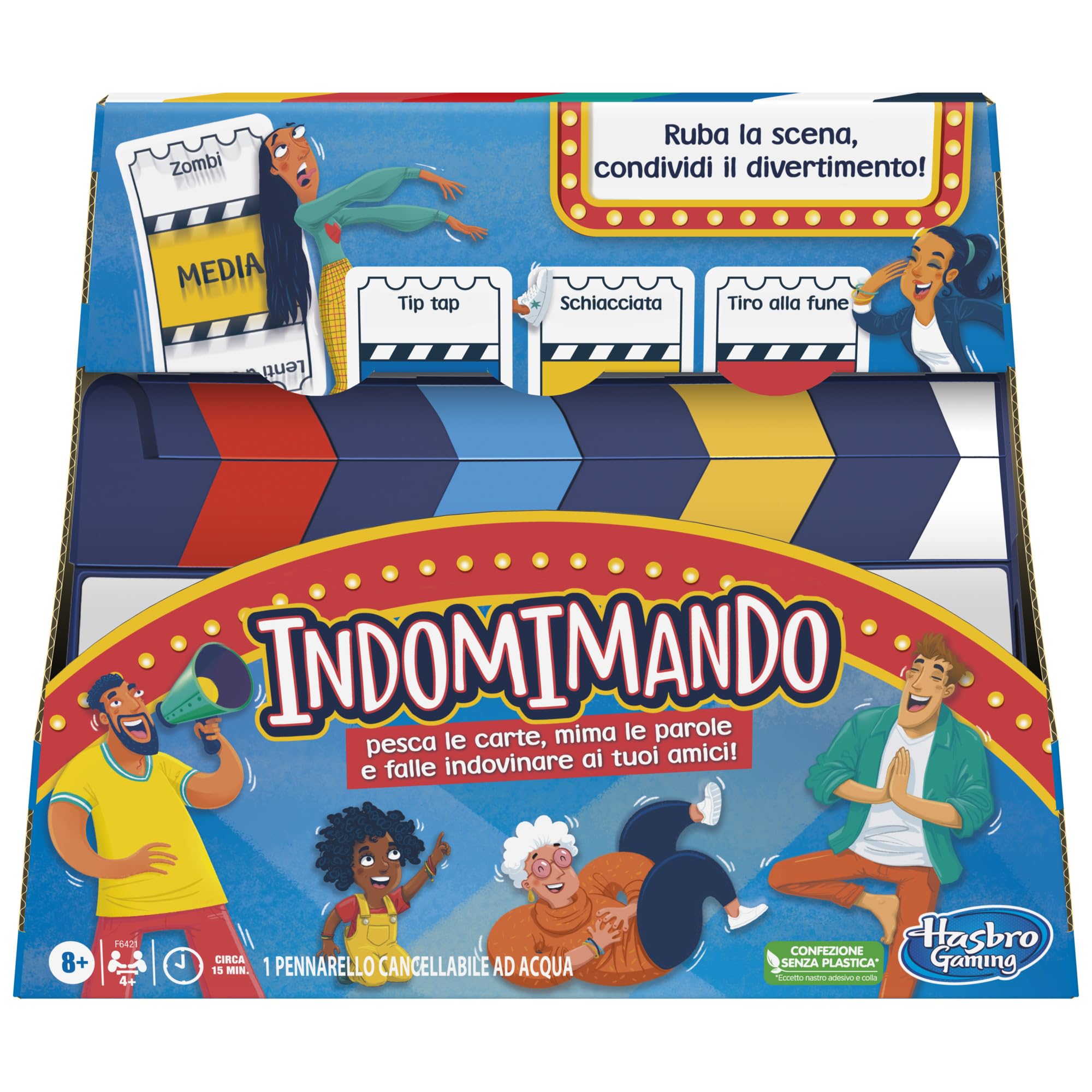 Hasbro Gaming Indomimando - Gioco da Tavolo dei Mimi