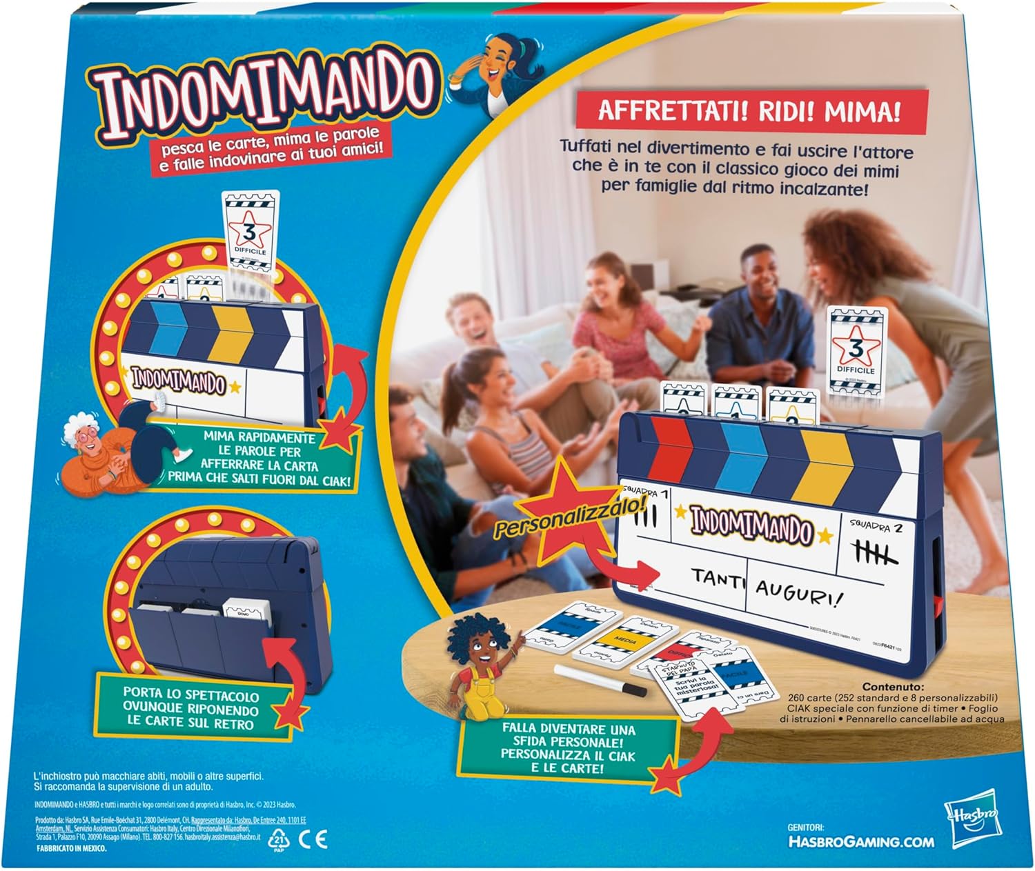 Hasbro Gaming Indomimando - Gioco da Tavolo dei Mimi - immagine 4