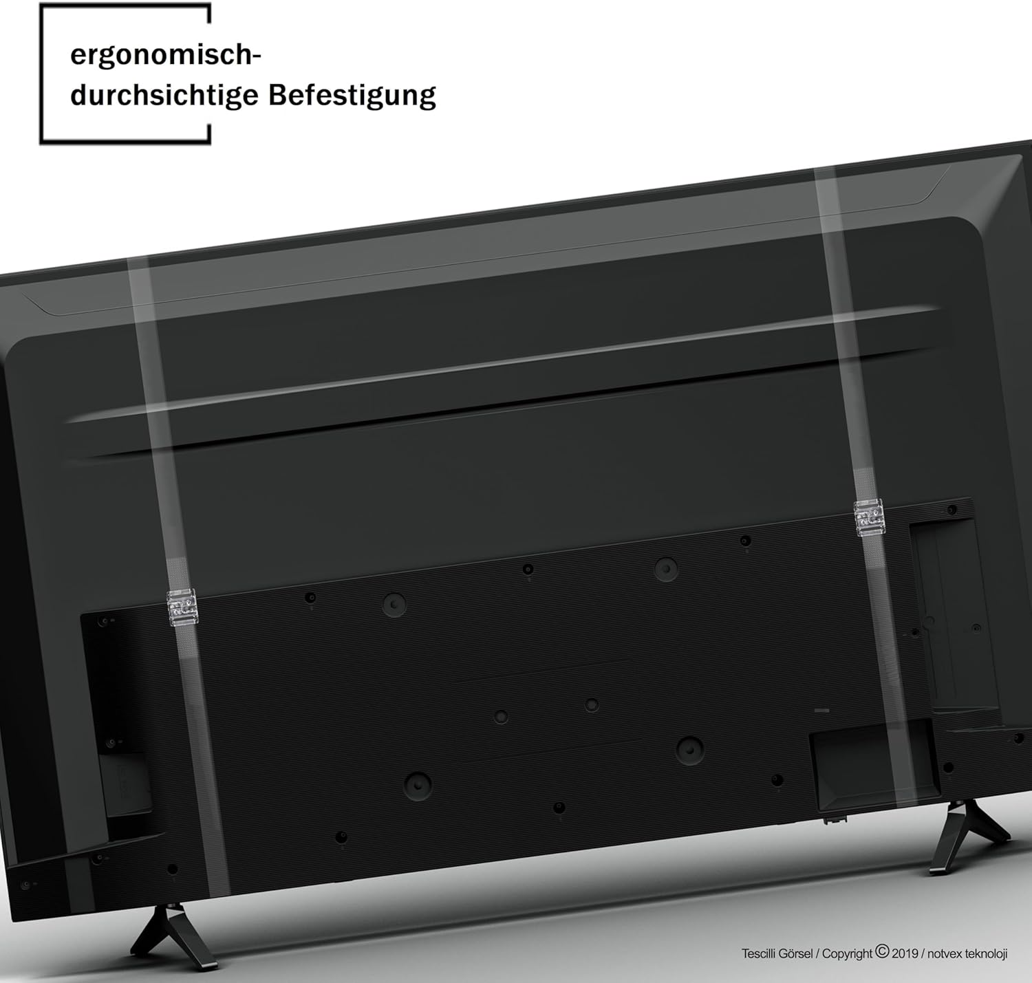 Notvex Protezione Schermo TV Slim da 65 Pollici - immagine 5