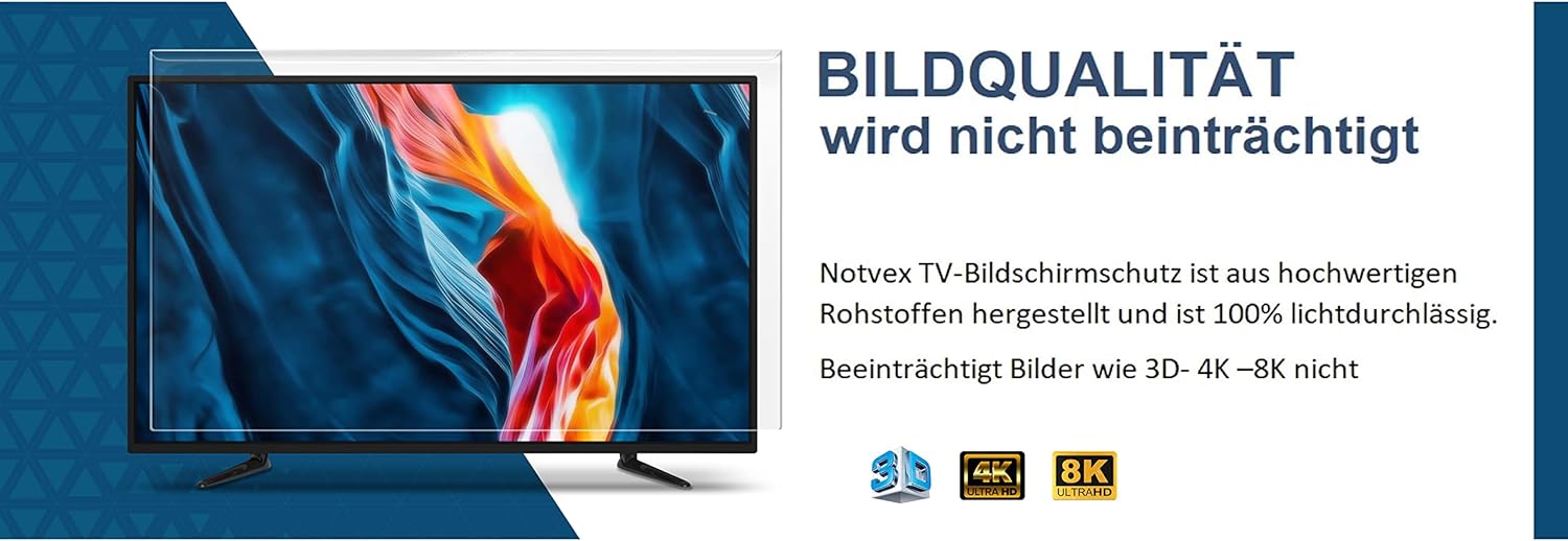 Notvex Protezione Schermo TV Slim da 65 Pollici - immagine 6