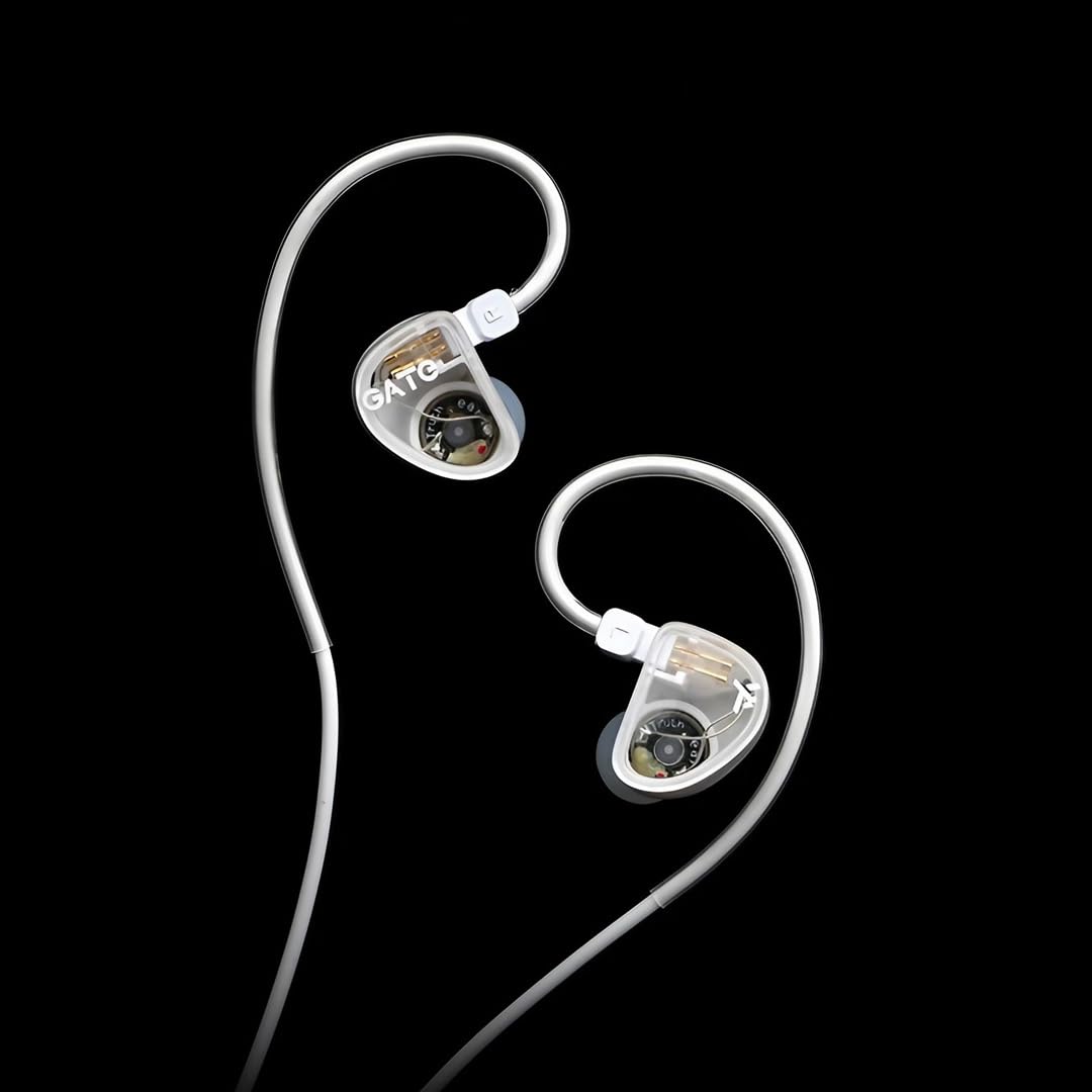 Truthear Gate In-Ear Monitor Cablato, Bianco