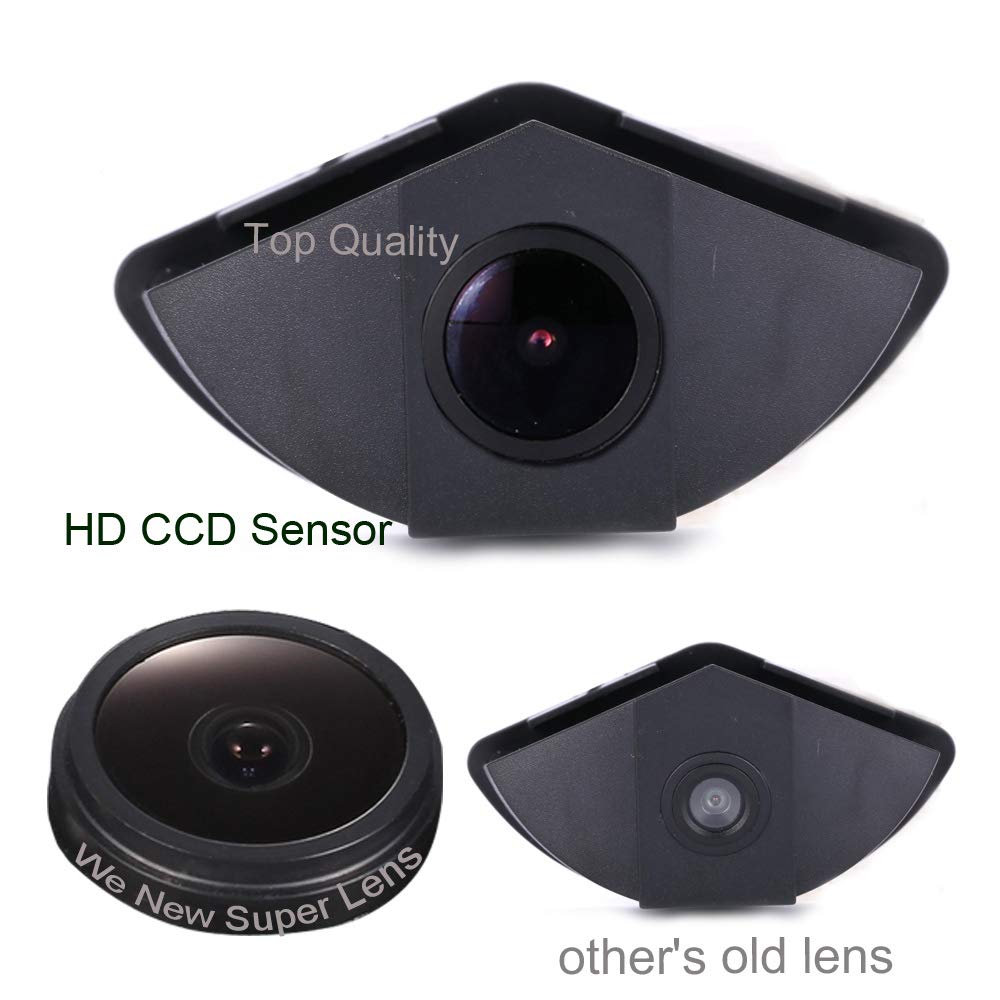 Kalakus Fotocamera frontale grandangolare 170 gradi e telecamera posteriore impermeabile per Mercedes Benz Front Logo Mark Sprinter Viano Vito