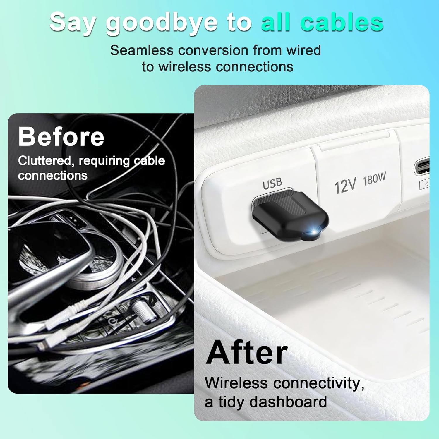 Wootootoo Adattatore CarPlay Wireless Upgrade 2025 - immagine 7