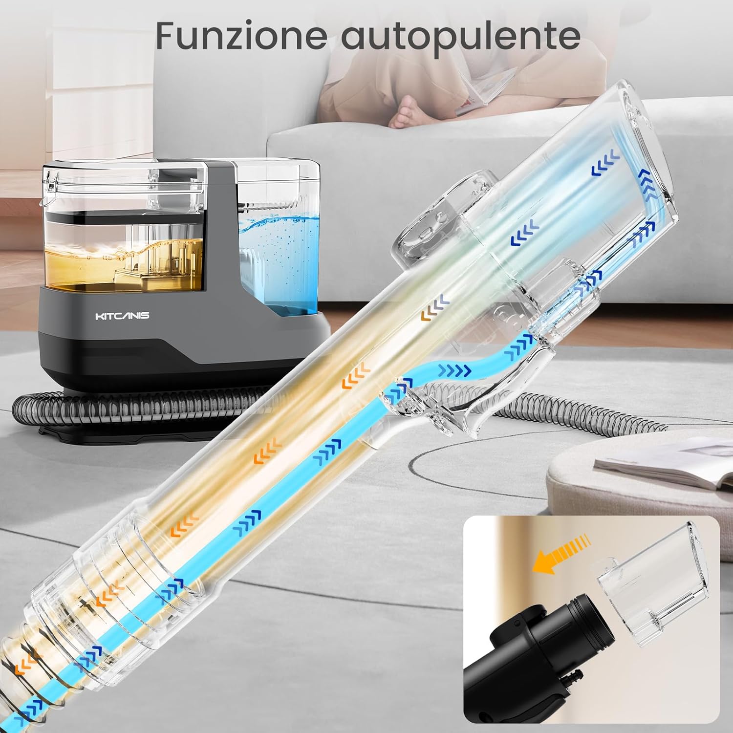 Lavatappeti e Divani Lava e Asciuga 600W 17KPa - immagine 7