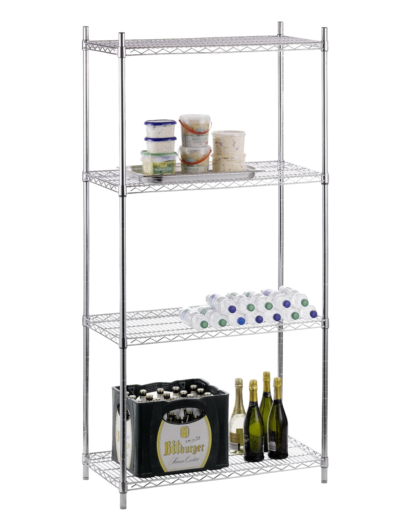 Saro Goliath 300 - Scaffale per Carichi Pesanti, Argento