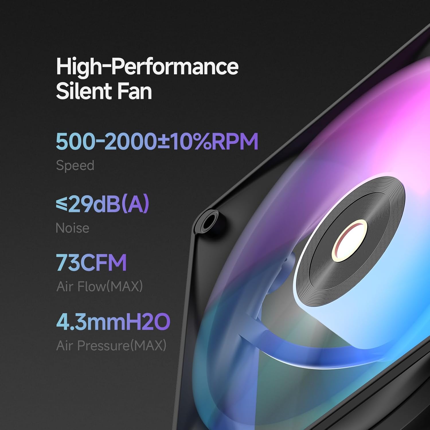 Delta A62 ARGB CPU Cooler con 6 Heat Pipes - immagine 5