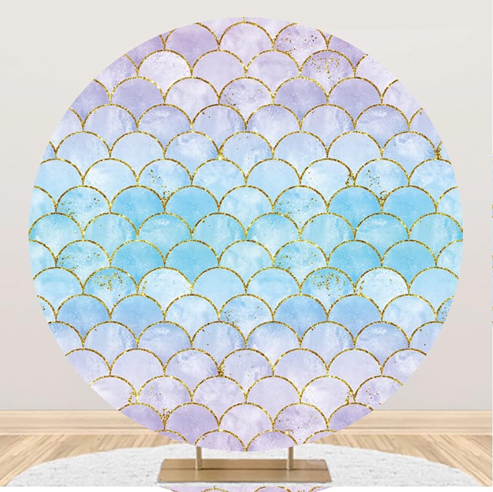 Aoihrraan Sfondo Rotondo Sirena 200cm Diametro - immagine 1