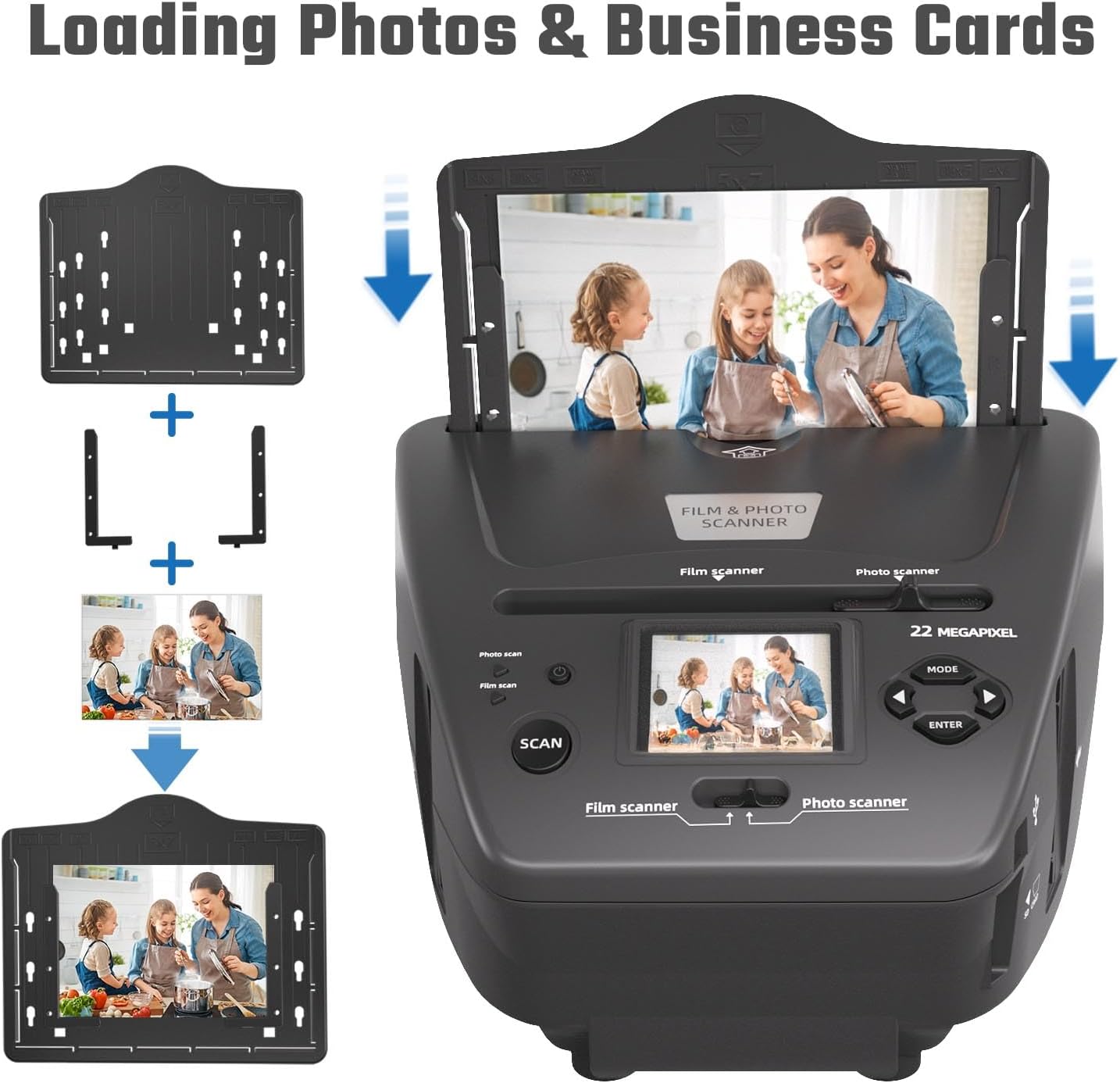 Scanner Multifunzione per Foto, Diapositive e Negativi - immagine 4