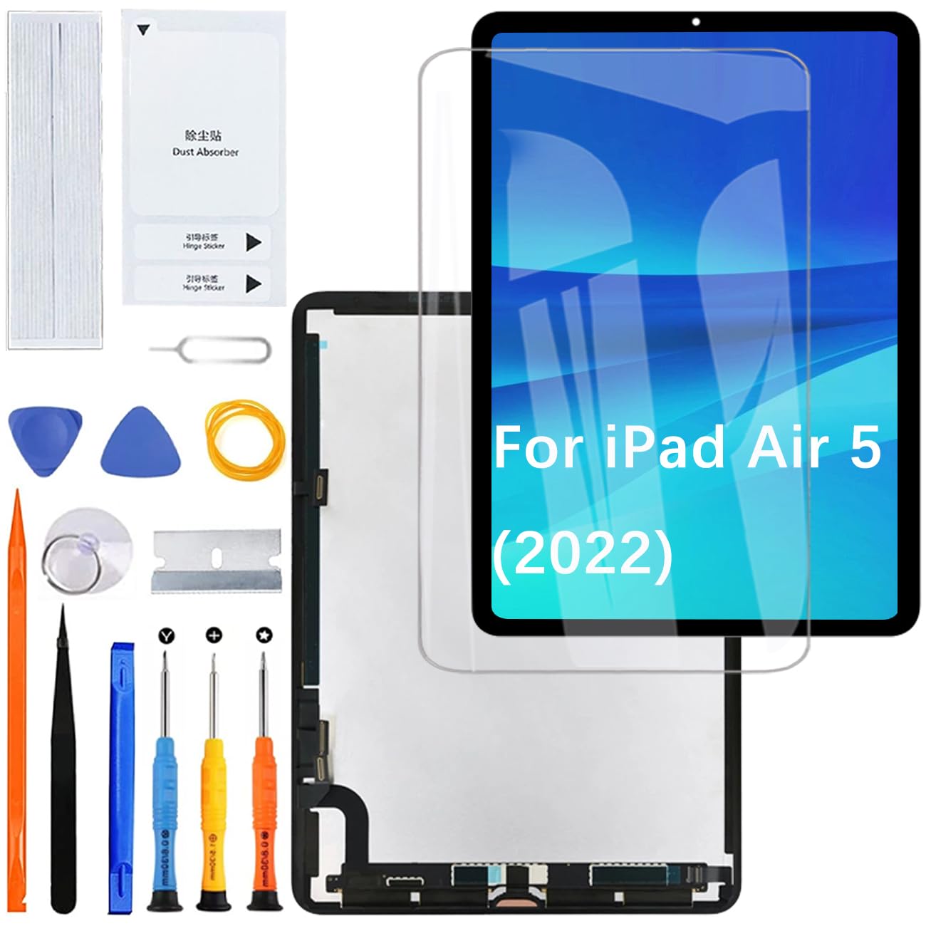 Hlygzx Schermo Display per iPad Air 5 2022 10.9 pollici