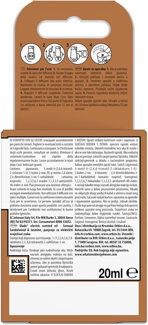 Glade Liquido Elettrico Profumatore Gelsomino e Sandalo - immagine 2