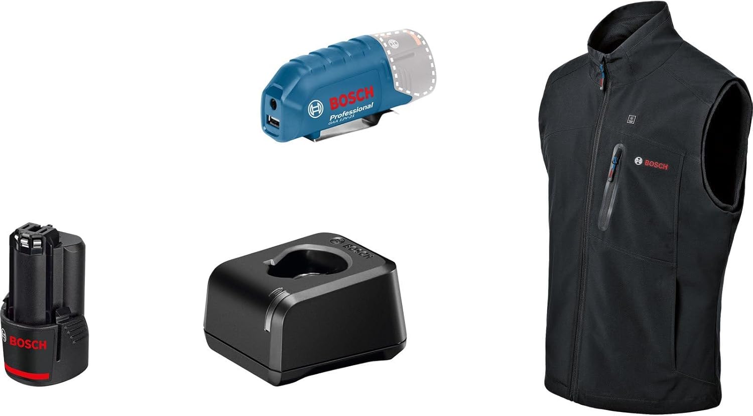 Giubbotto Riscaldabile GHH 12+18V XA Bosch Professional - immagine 1